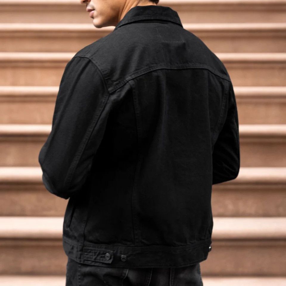 Thursday Boot Company Thursday Boots Denim Trucker Jacket Pitch Black Size US L / EU 52-54 / 3 - 6 Thumbnail