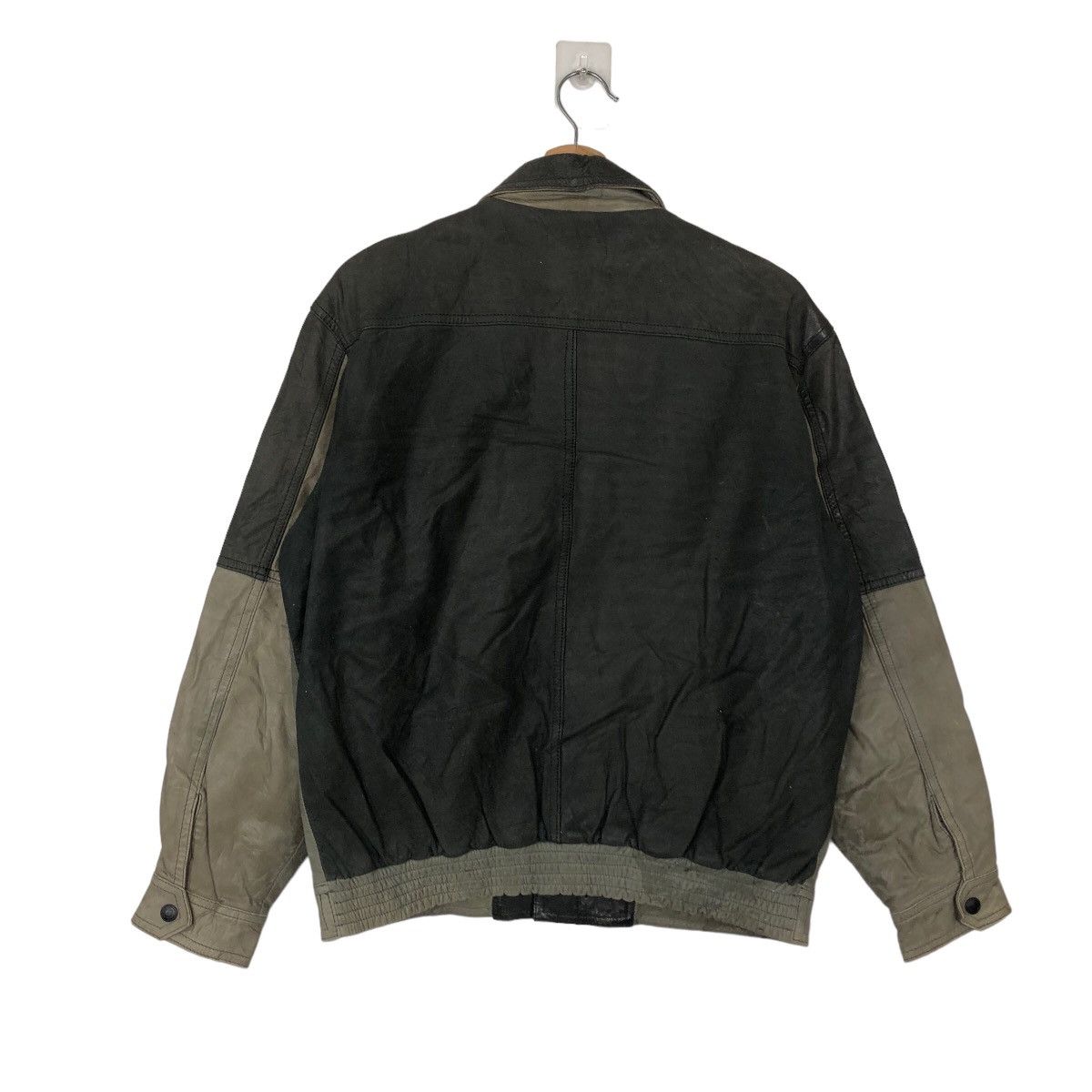 Japanese Brand VINTAGE LEATHER BOMBER JACKET JAPAN ISSEY MIYAKE Size US M / EU 48-50 / 2 - 7 Thumbnail