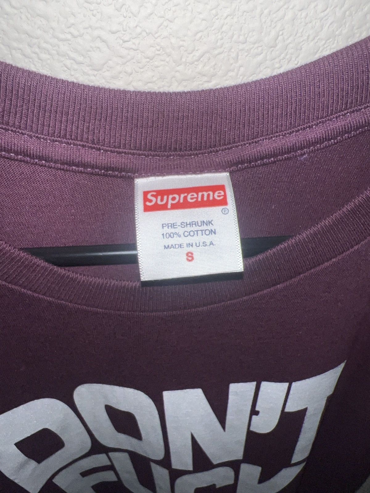 Supreme Supreme ‘Don’t Fuck Around’ Tee Size US S / EU 44-46 / 1 - 3 Thumbnail