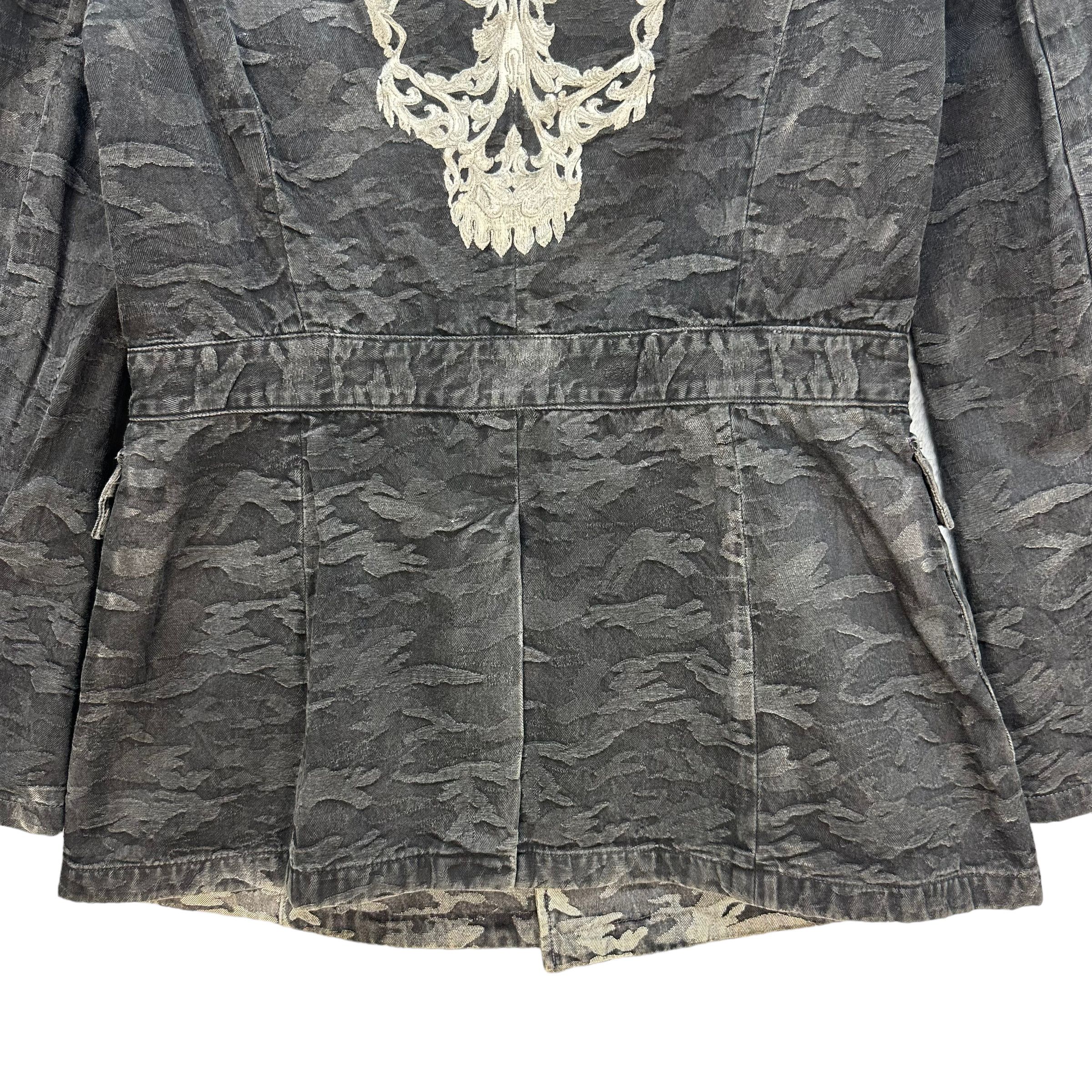 Obelisk OBELISK SKULLS ON BACK CHORE JACKET #7865-185 Size US M / EU 48-50 / 2 - 4 Thumbnail