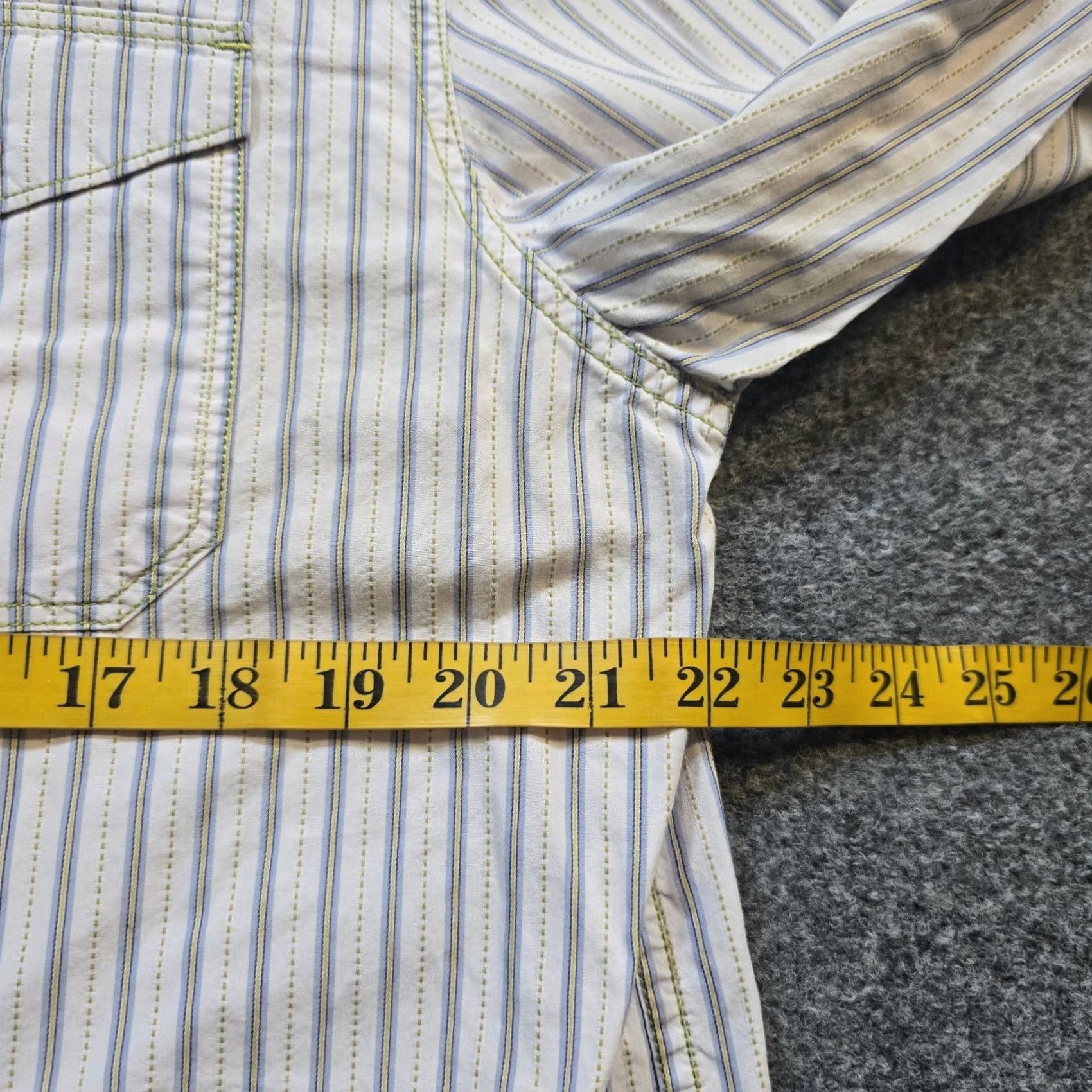 Tommy Bahama Tommy Bahama Shirt Mens Large White Blue Stripe Modern Fit Button Long Sleeve Shirt Size US L / EU 52-54 / 3 - 7 Thumbnail