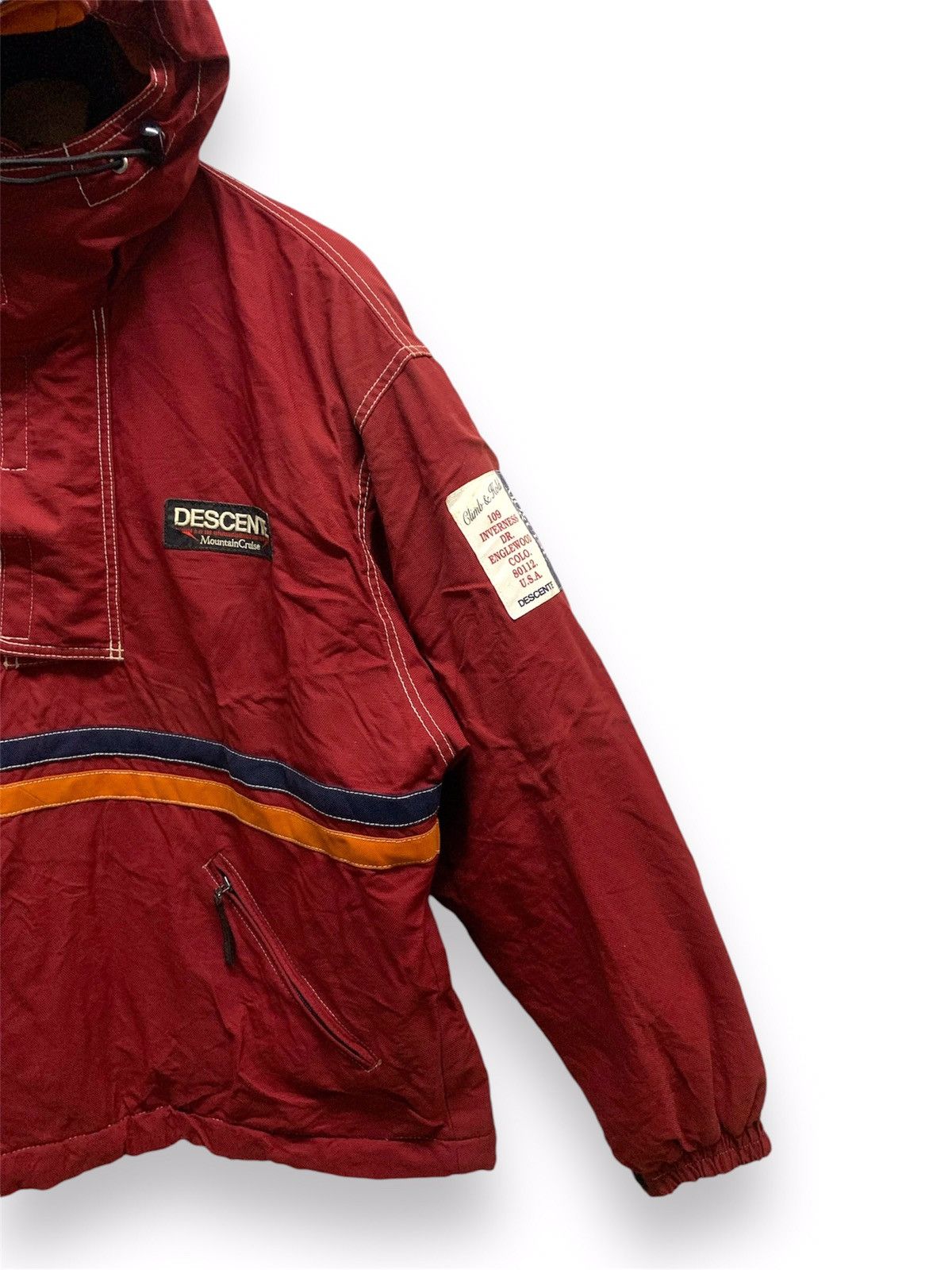 Descente × Japanese Brand × Vintage Vintage 90s Descente Mountain Cruise Jumper Hoodie Size US L / EU 52-54 / 3 - 4 Thumbnail