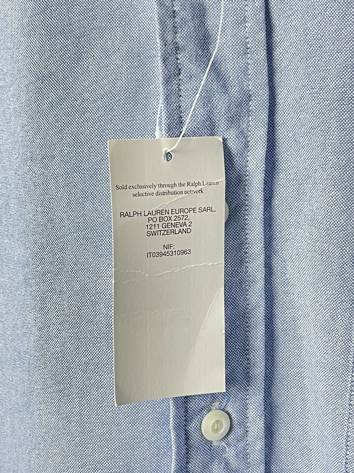 Polo Ralph Lauren Polo Ralph Lauren White Rugby Oxford Blue Shirt Men’s Size L Size US L / EU 52-54 / 3 - 15 Thumbnail