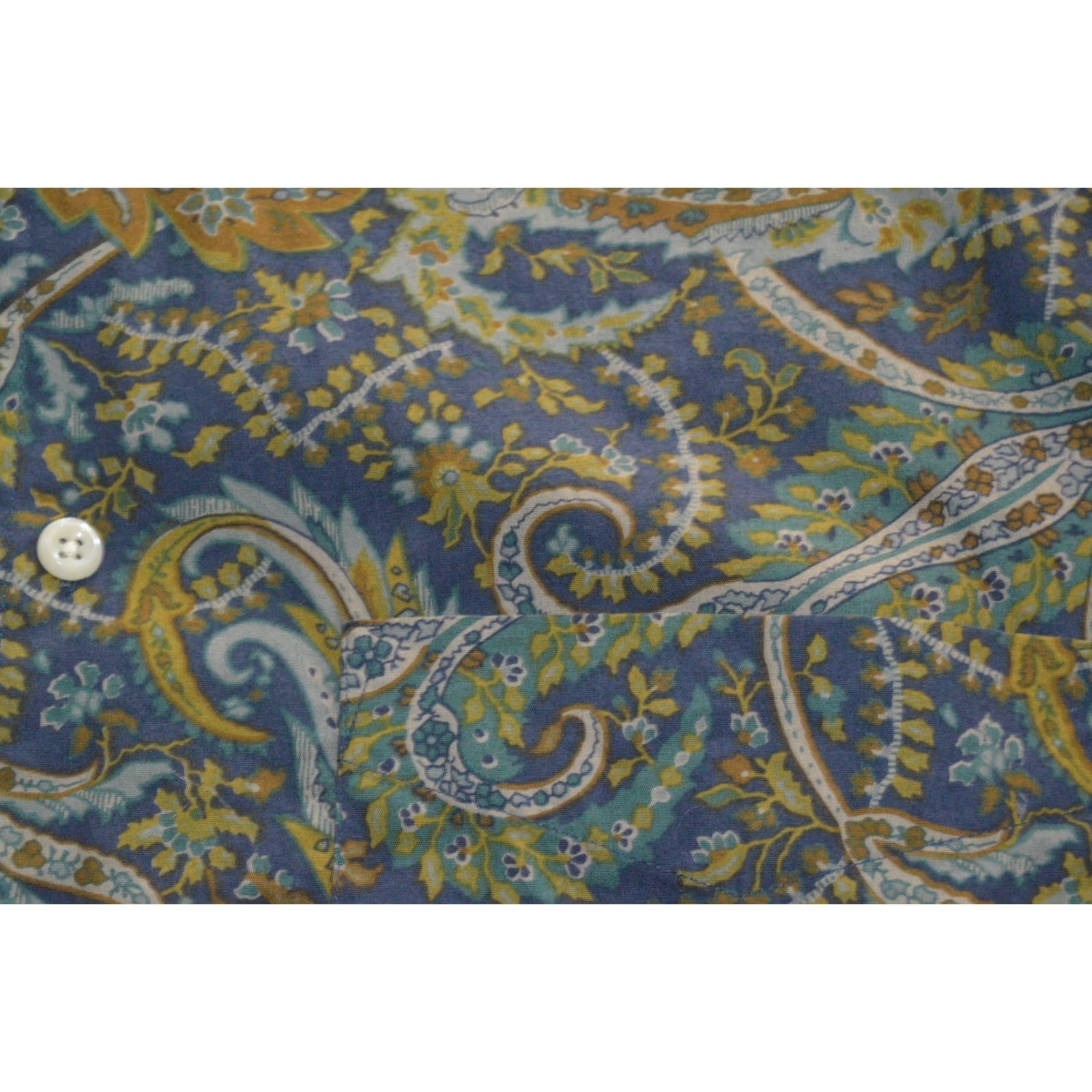 Nautica Nautica Shirt Men M Multicolor Paisley Short Sleeve Casual Cotton Button-Up Size US M / EU 48-50 / 2 - 3 Thumbnail