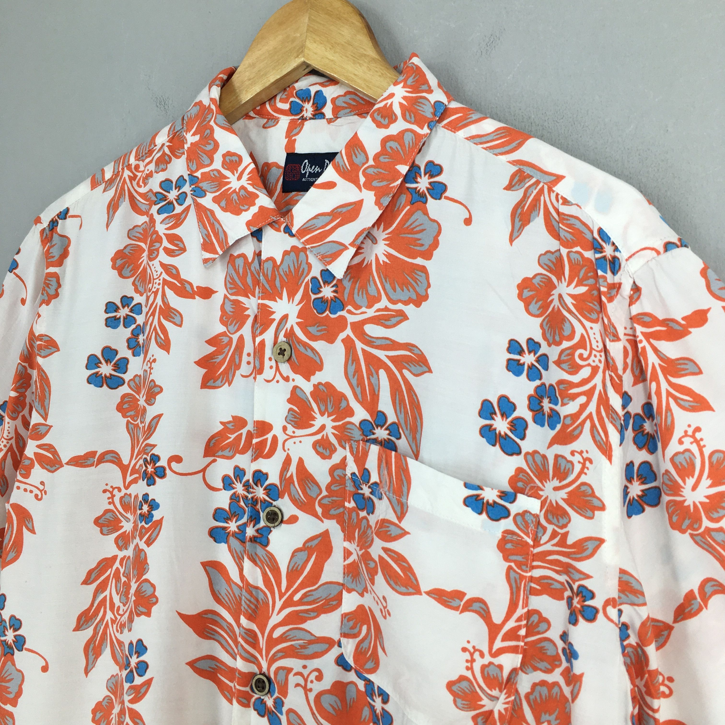 Vintage Vintage Hawaii Aloha Floral Tropical Printed Shirt Large Size US L / EU 52-54 / 3 - 3 Thumbnail