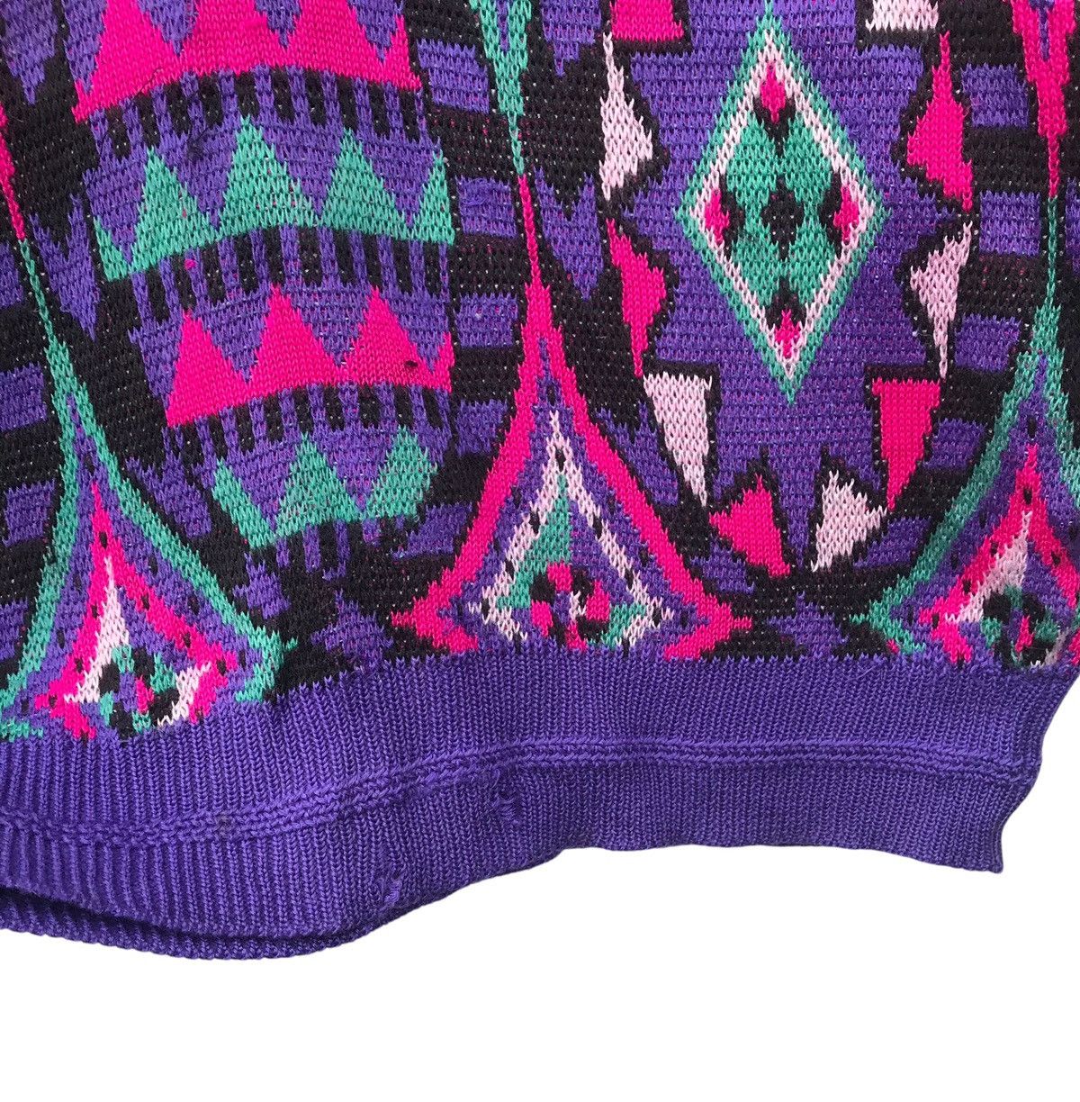 Japanese Brand Vintage Fablice Japan Ski Multicolour Pullover Knitwear Size US M / EU 48-50 / 2 - 7 Thumbnail