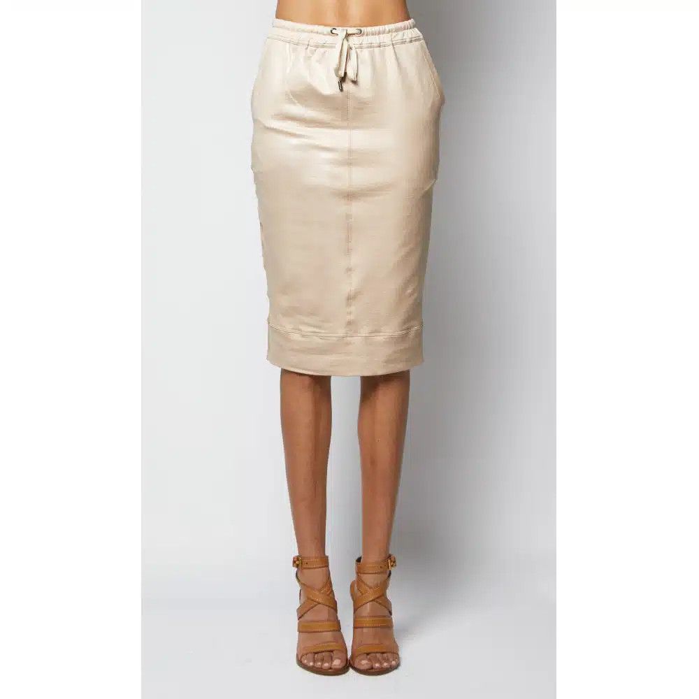Tom Ford o1sndg0825 GCJ232 Pencil Skirt in Beige Size 27" / US 4 / IT 40 - 1 Thumbnail