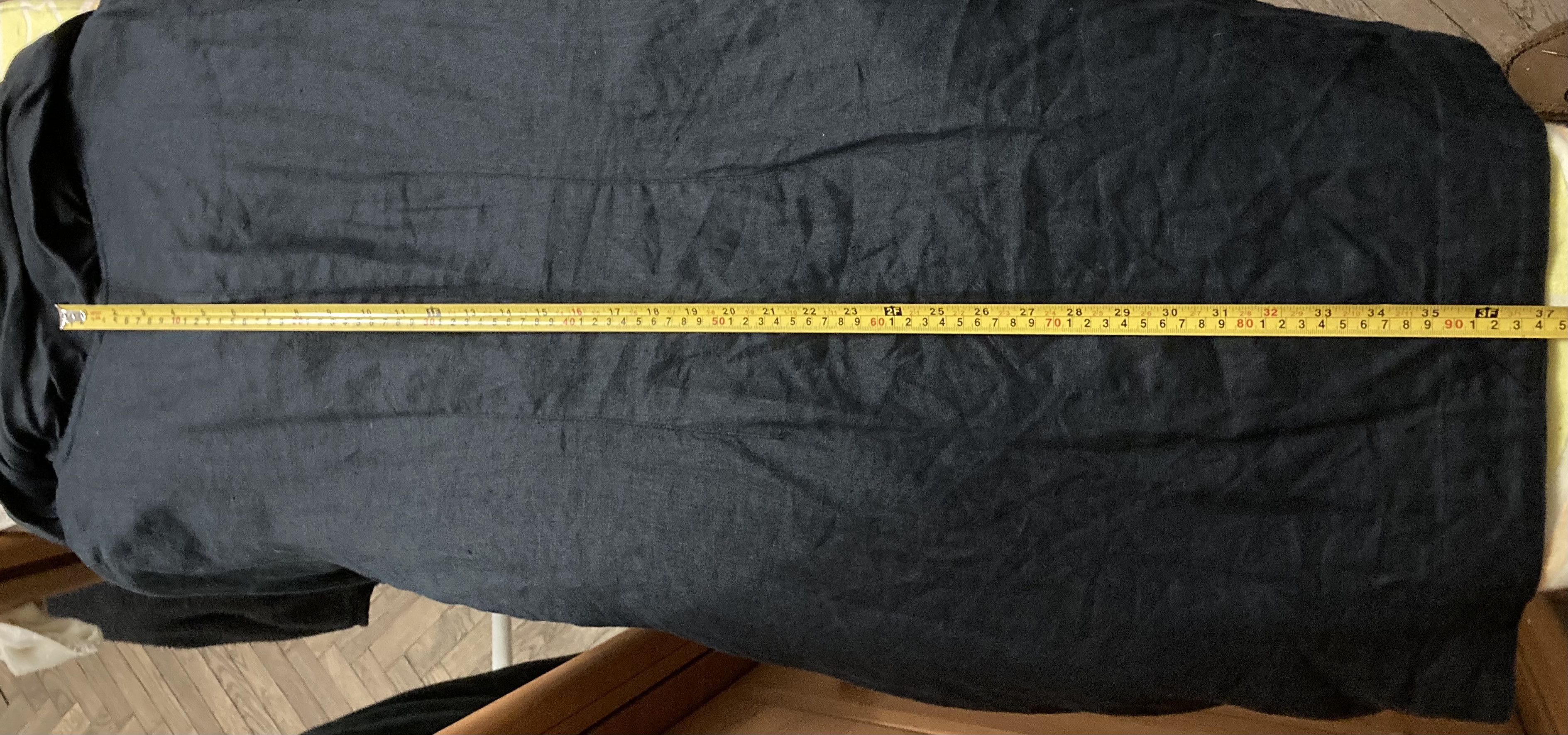 Vintage Avant Garde Linen Coat by Bitte Kai Rand Copenhagen Black Size M / US 6-8 / IT 42-44 - 10 Thumbnail