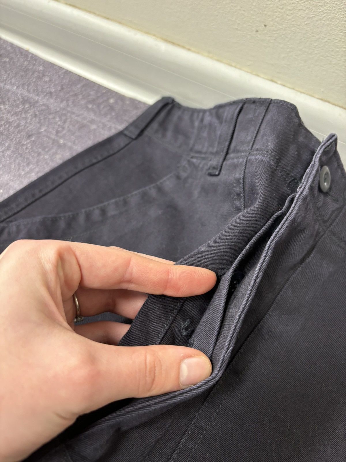 Alpha Industries Vintage Alpha Industries Men’s Navy Military Pants Trousers Size US 28 / EU 44 - 8 Thumbnail