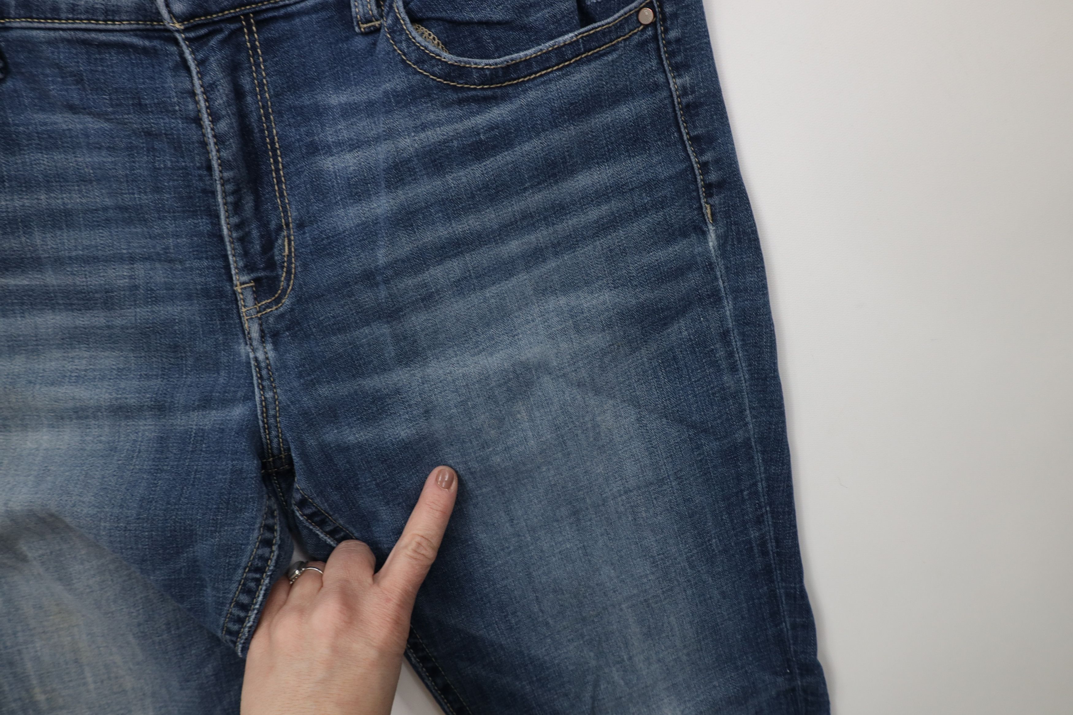 Vintage Buckle BKE Stitch Payton Flared Bootcut Denim Jeans Blue Size 33" - 8 Thumbnail
