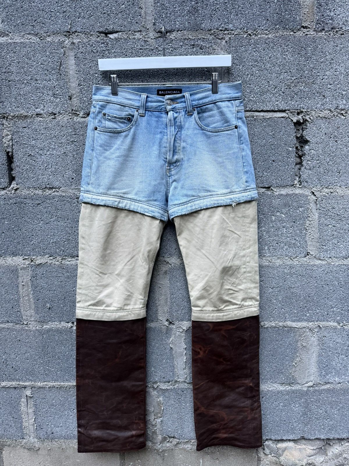 Balenciaga SS18 Balenciaga Triple Layer Pants Size US 29 - 2 Thumbnail