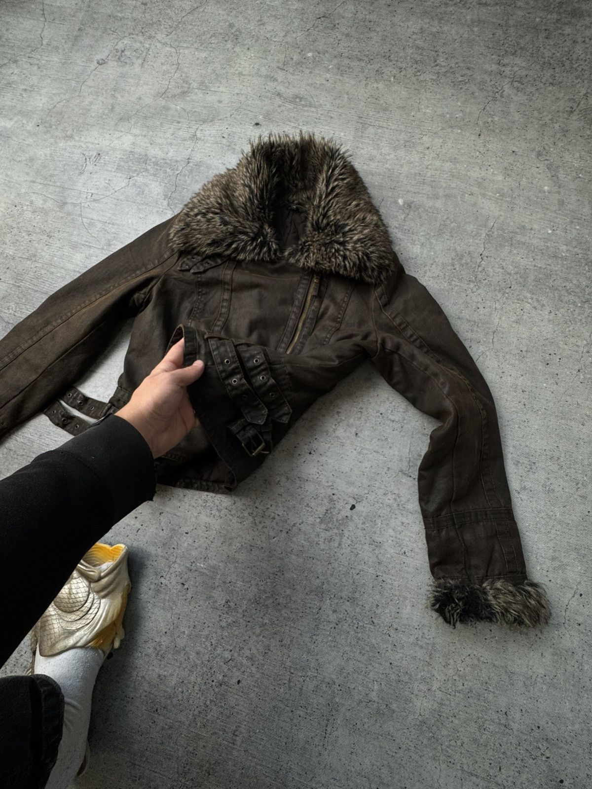 Hysteric Glamour CRAZY Y2K FUR JACKET if six was nine style Y2K Avant Garde 🇯🇵 Size US S / EU 44-46 / 1 - 12 Thumbnail