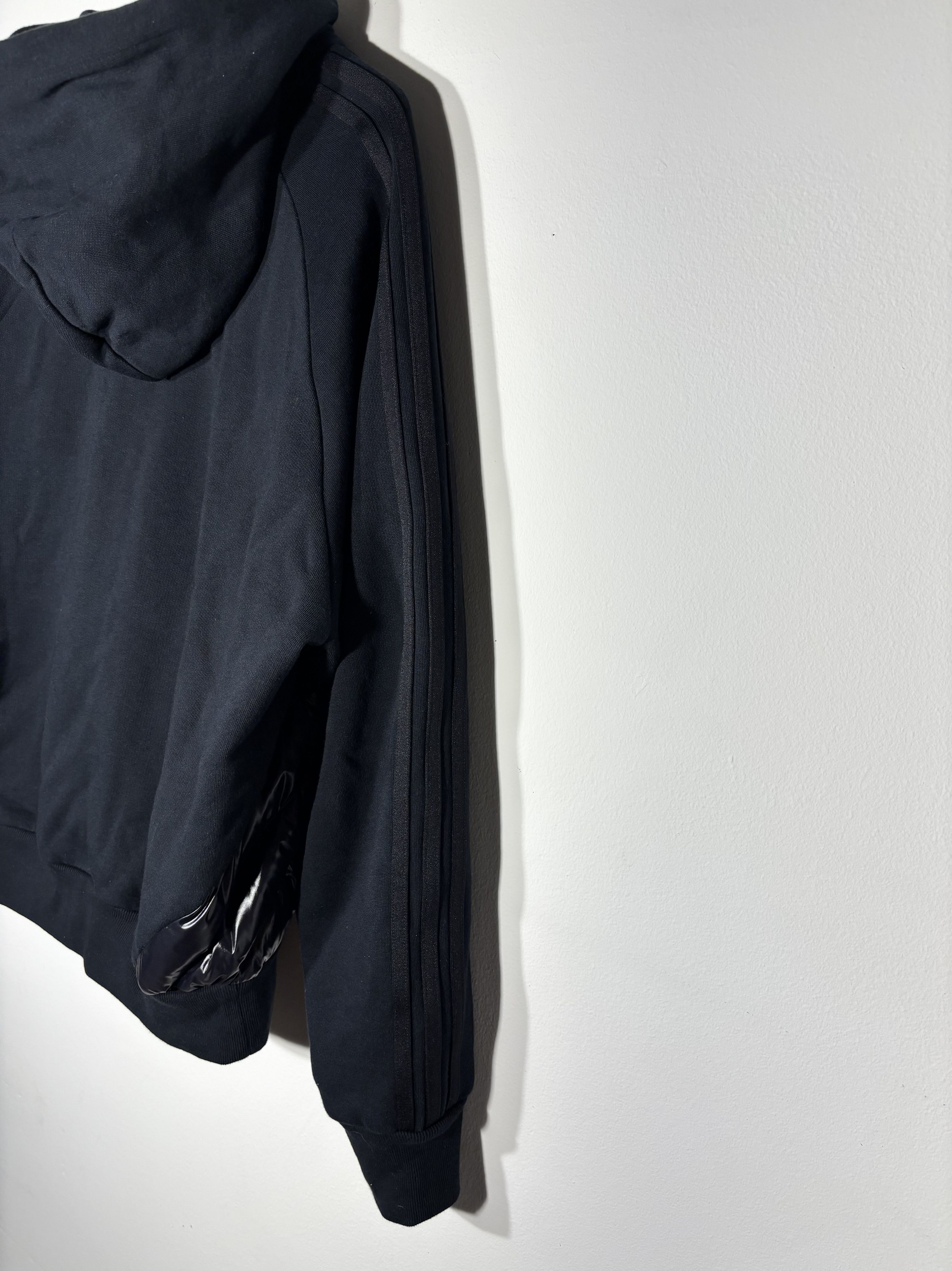Adidas × Moncler Moncler Genius x Adidas Down Panel Jersey Hoodie Black Size US S / EU 44-46 / 1 - 3 Thumbnail