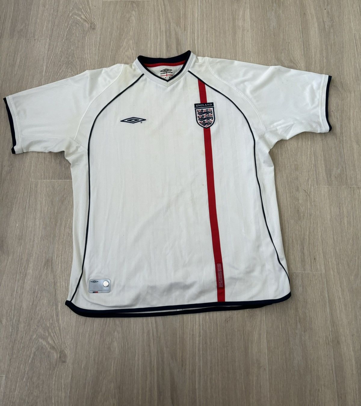 Umbro × Vintage Vintage England soccer jersey 2000s Size US XL / EU 56 / 4 - 1 Thumbnail