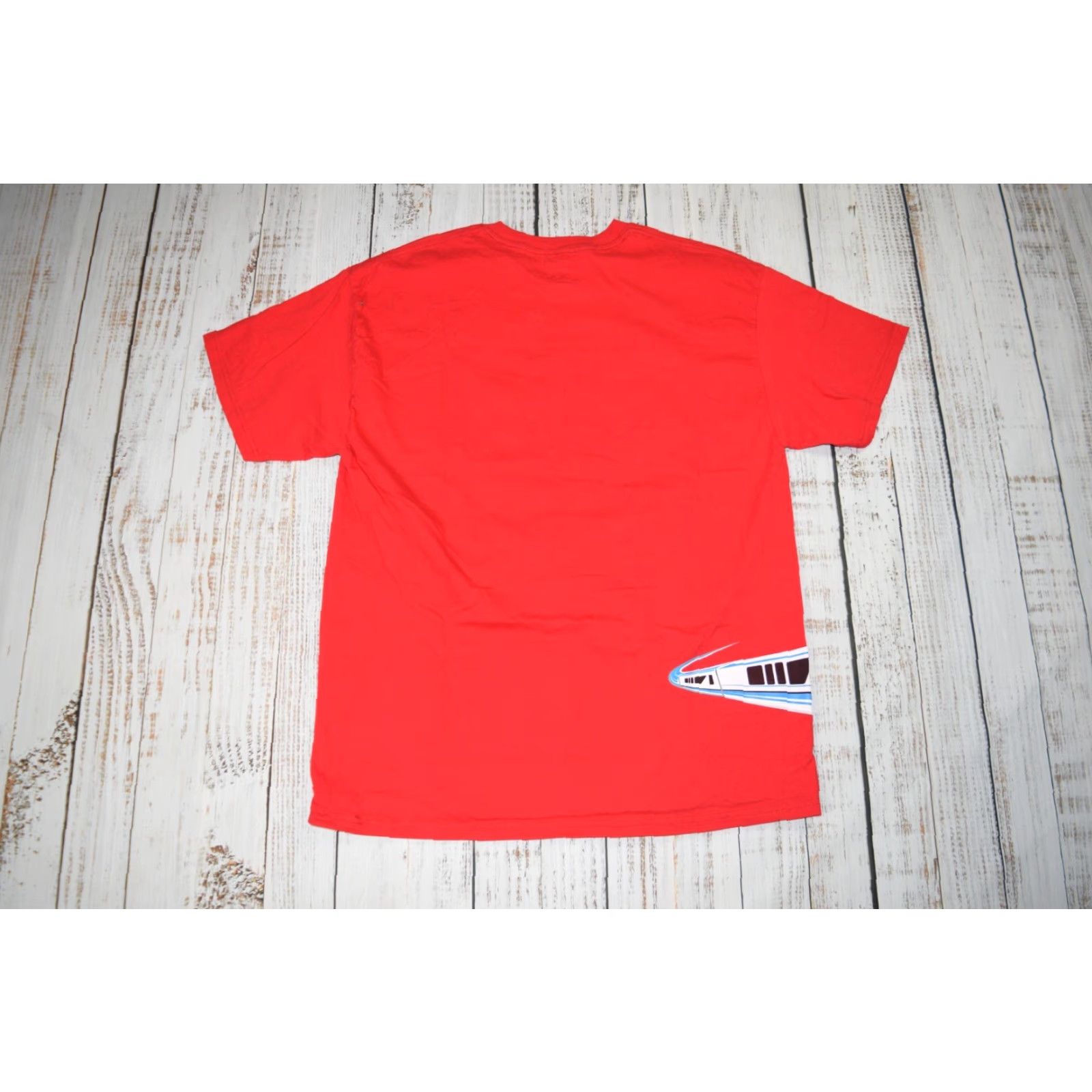 Hanes VINTAGE Walt Disney World All Over Shirt Men XL Red Graphic Tee 2000s Mickey Mouse Officially Licensed Men’s Short Sleeve Crew Neck Disney Theme Size US XL / EU 56 / 4 - 5 Thumbnail