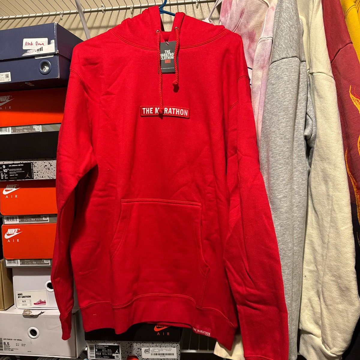Other The Marathon Clothing Bar Logo Hoodie - Red Medium Size US M / EU 48-50 / 2 - 1 Thumbnail