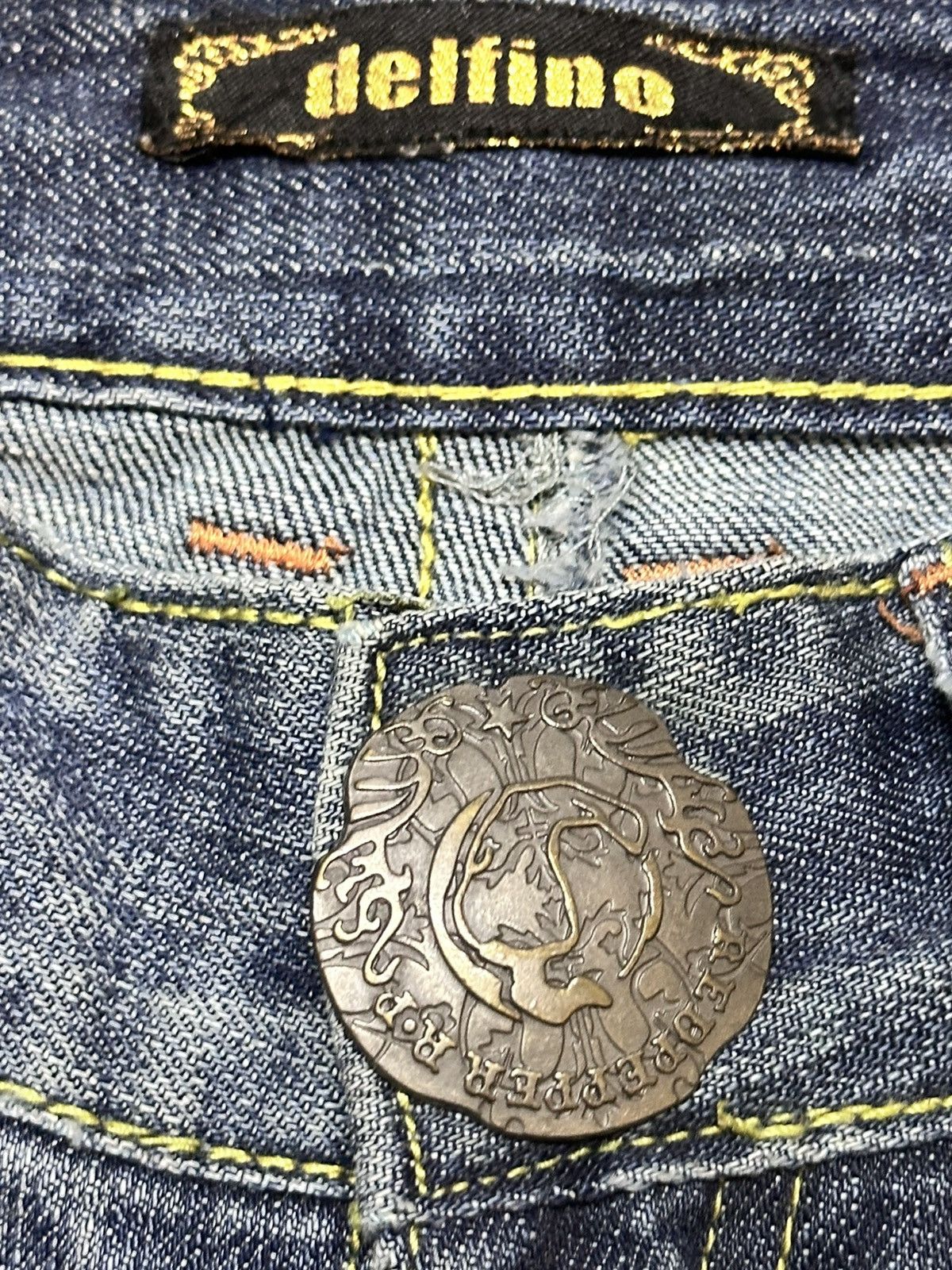 Japanese Brand Red Pepper Distressed Wideleg Bootcut Style Thunder Wash Size US 28 / EU 44 - 7 Thumbnail