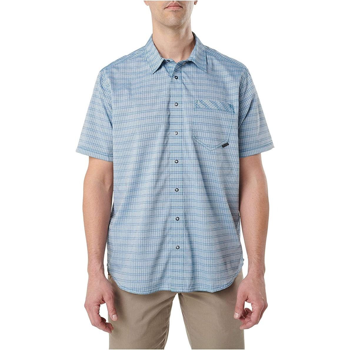 5.11 5.11 Tactical Intrepid Short Sleeve Shirt Red Plaid Mens L Size US L / EU 52-54 / 3 - 7 Thumbnail