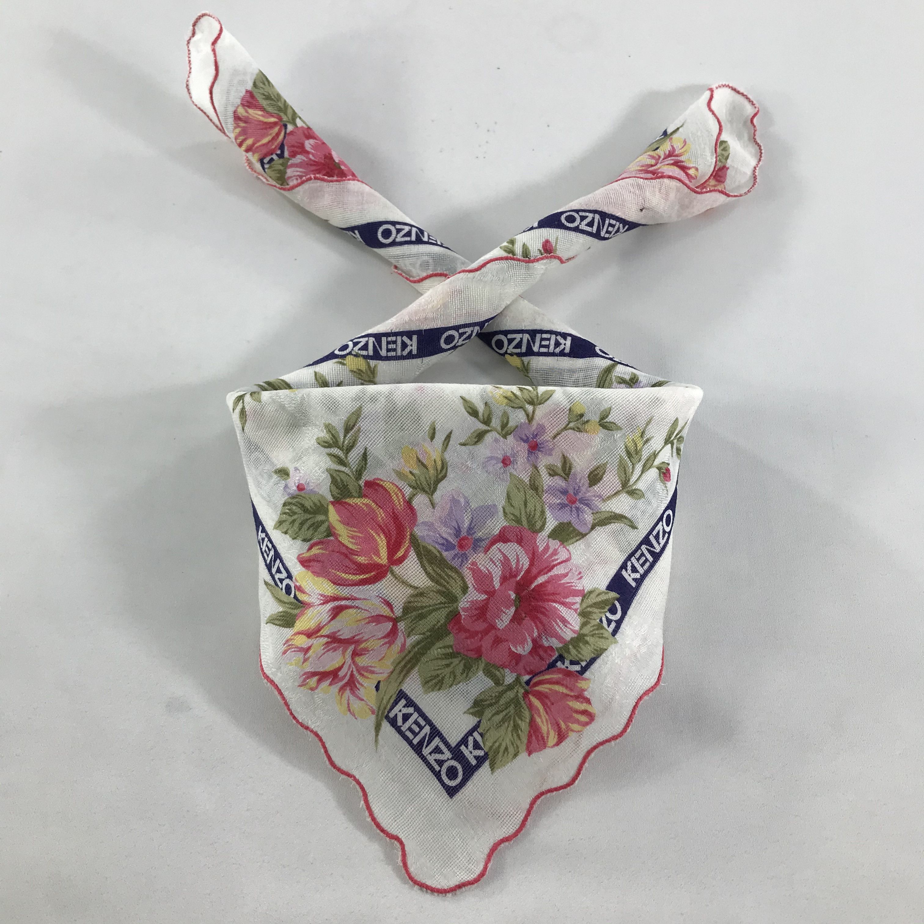 Kenzo × Vintage Kenzo Bandana / Handkerchief / Neckerchief - S1536 Size ONE SIZE - 3 Thumbnail