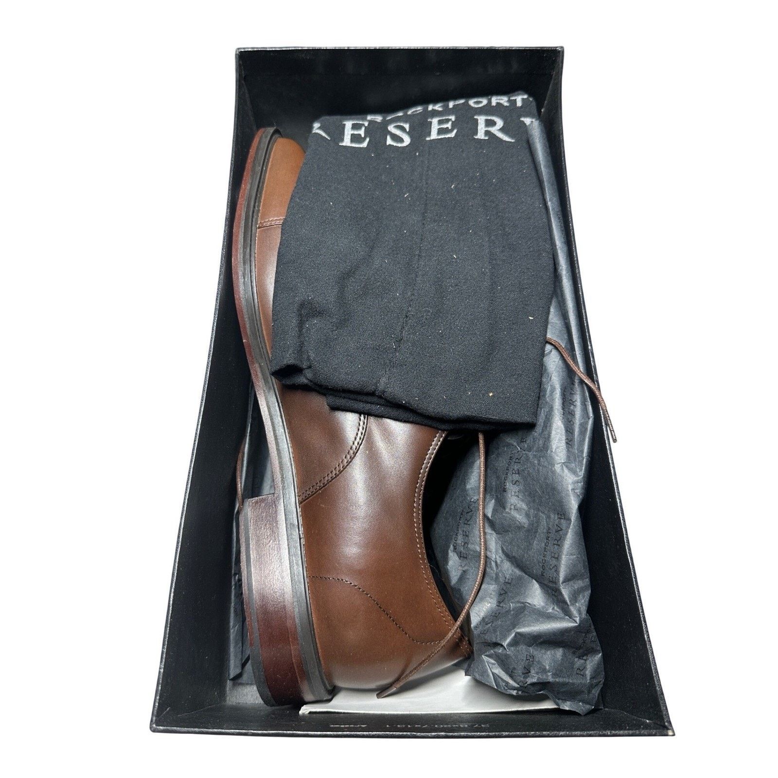 Rockport Rockport Reserve Mens 13 Brown Leather Cap Toe Oxfords NWT Size US 13 / EU 46 - 7 Thumbnail