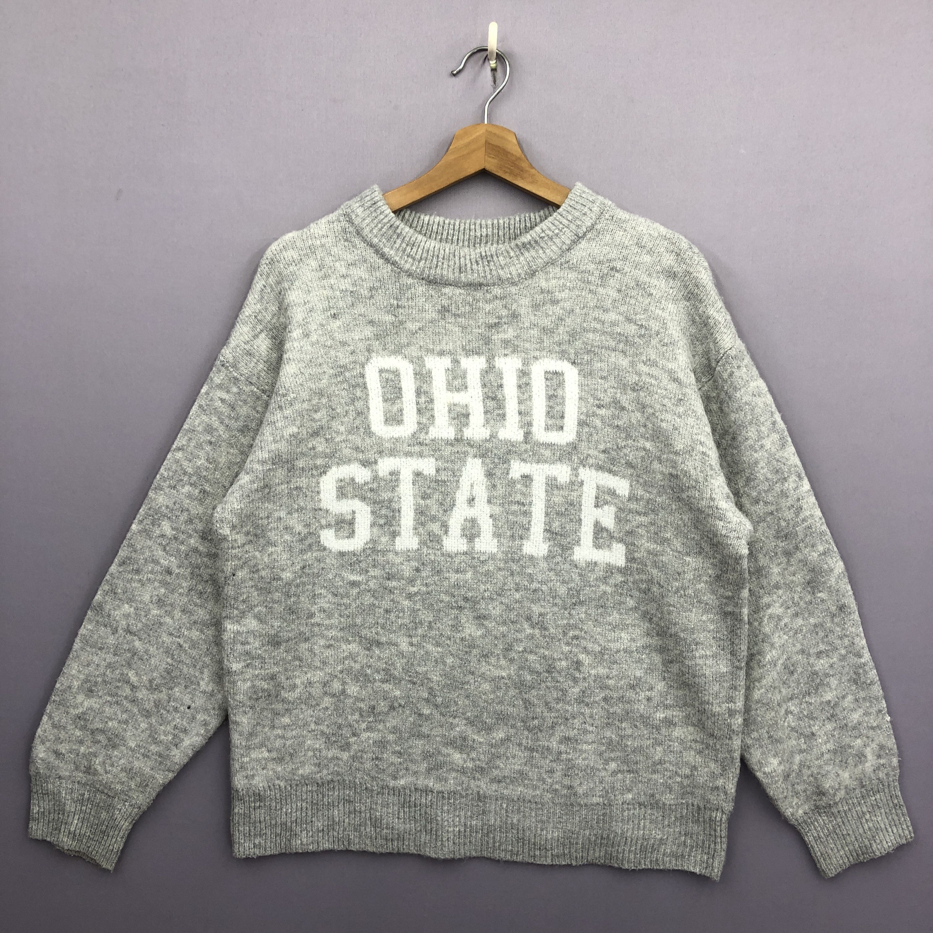 Aran Isles Knitwear × Homespun Knitwear × Vintage Vintage Ohio State Knitwear Sweater Sweatshirt Jumper Size US M / EU 48-50 / 2 - 1 Thumbnail