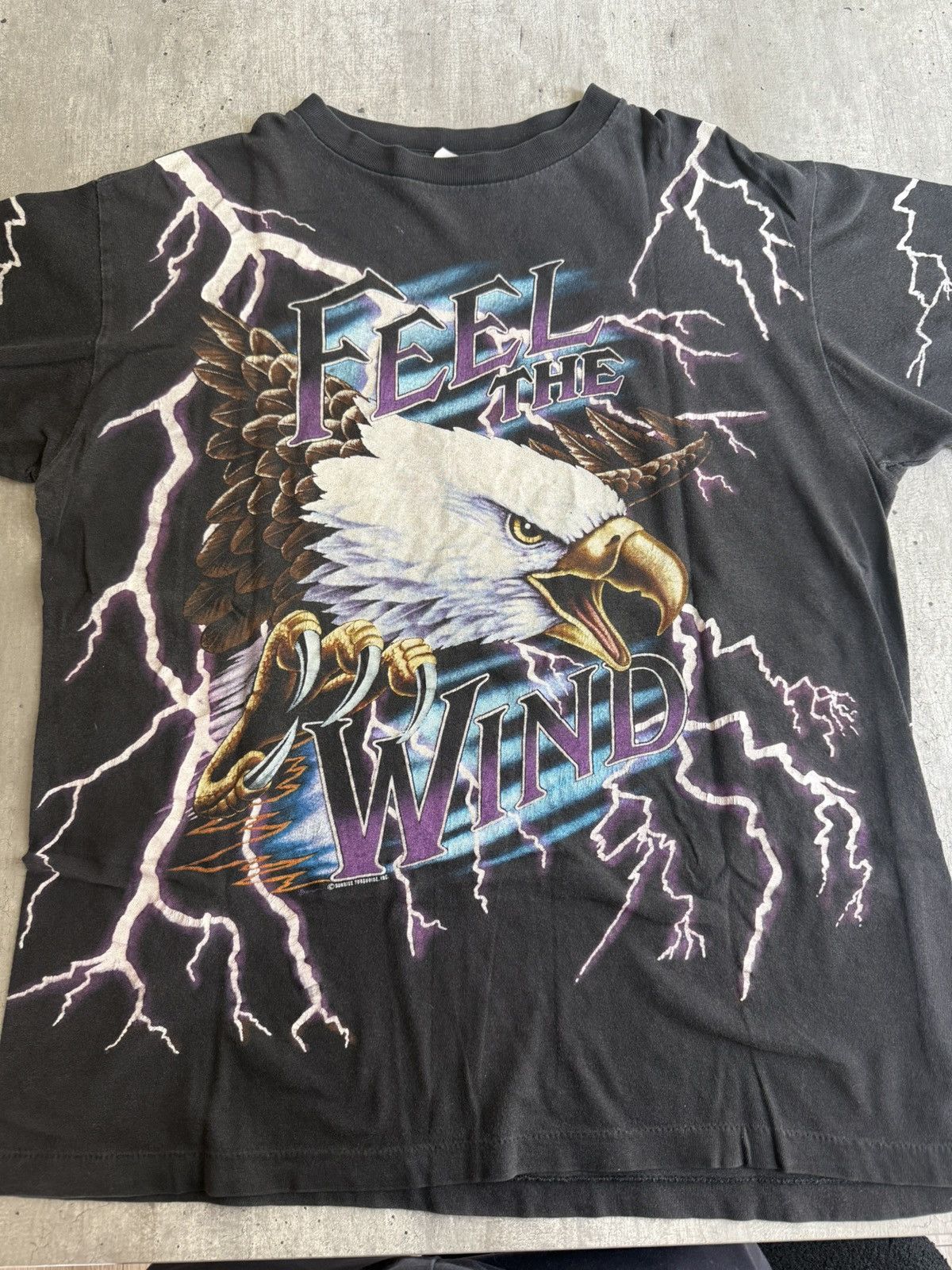 Band Tees × Vintage Vintage American thunder tee Size US M / EU 48-50 / 2 - 1 Thumbnail