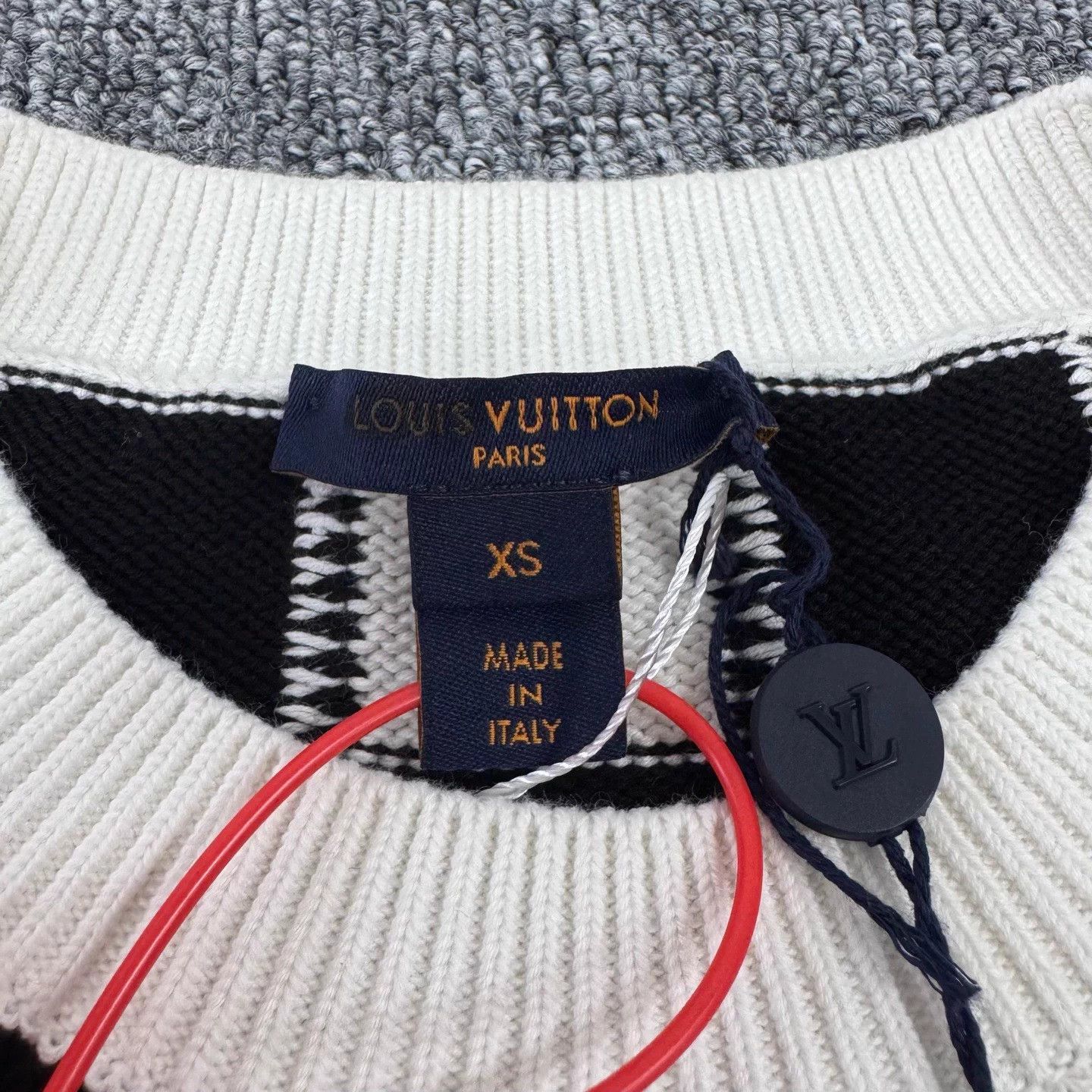 Louis Vuitton LV Damier Knit Short-Sleeve T-Shirt XS Size XS / US 0-2 / IT 36-38 - 4 Thumbnail