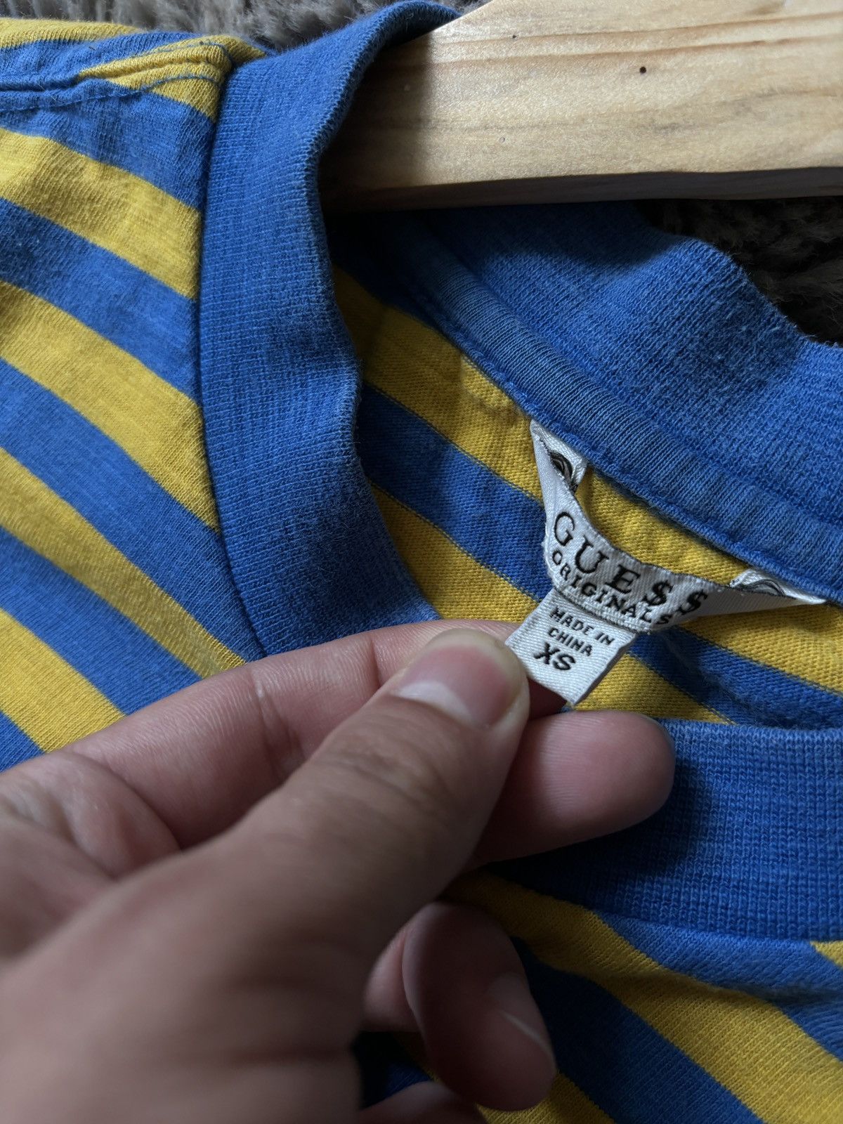 A$AP Rocky × Guess Guess x Asap Rocky tee USA Embroidered striped t-shirt Size US XS / EU 42 / 0 - 5 Thumbnail