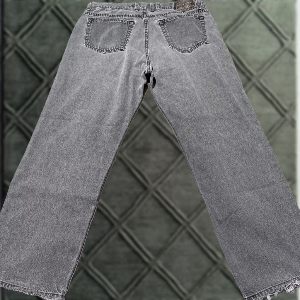 Vintage Arizona Jeans Mens Jeans Gray Distressed Relaxed Mid-Rise Straight 38X30 Denim City Classic 90s Mens Size US 38 / EU 54 - 1 Thumbnail