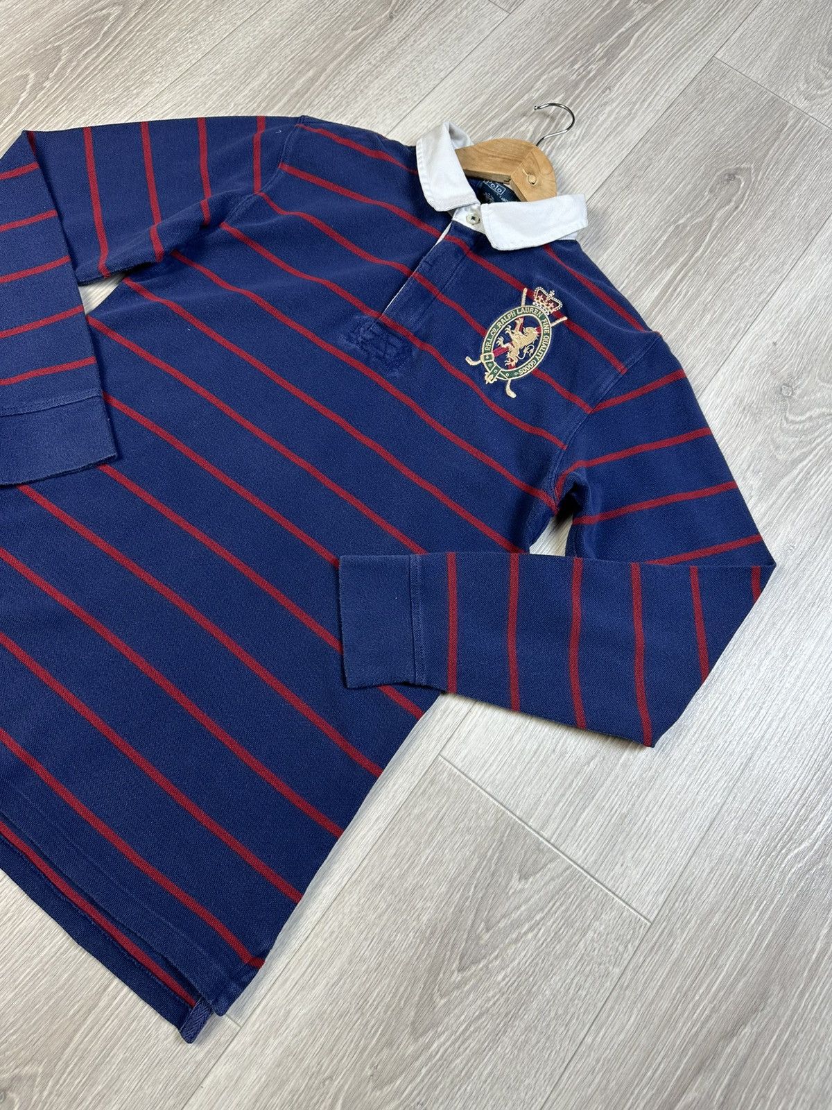Polo Ralph Lauren Vintage 90s Polo Ralph Lauren Rugby Long Sleeve Sweatshirt Size US S / EU 44-46 / 1 - 5 Thumbnail