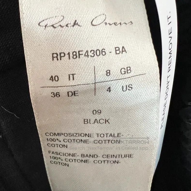 Rick Owens Rick Owens Drawstring Cargo Pants. Size US 37 - 4 Thumbnail