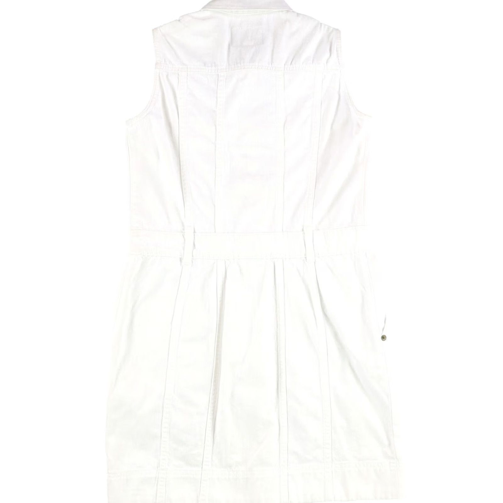 Ralph Lauren Ralph Lauren Dress Womens 4 White Denim Mini Shirt Dress Size S / US 4 / IT 40 - 2 Thumbnail