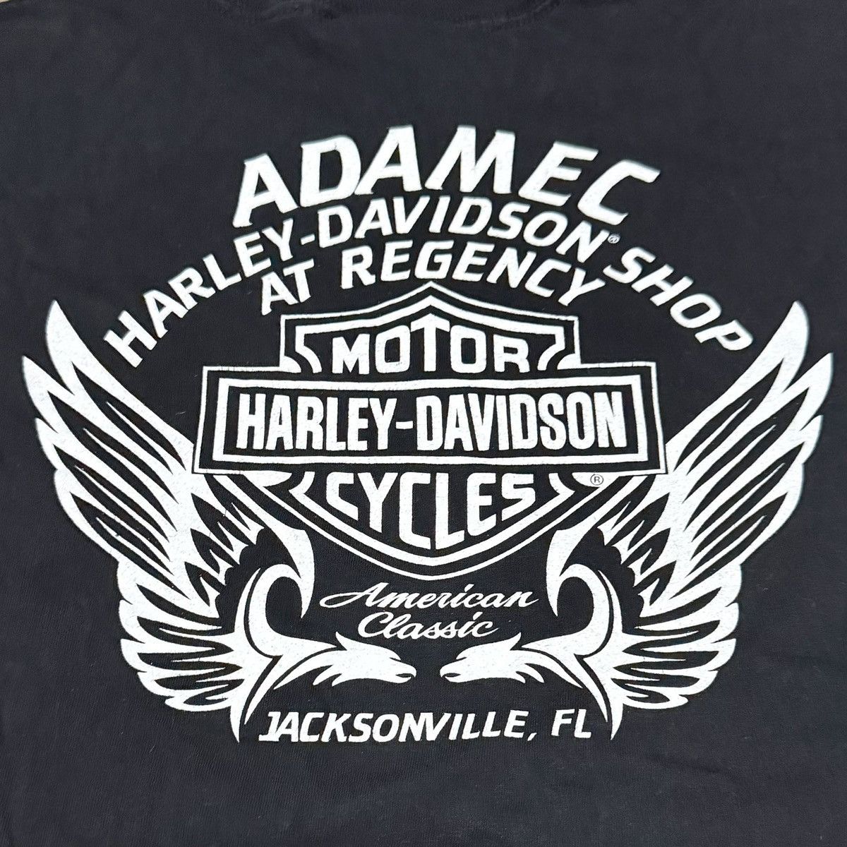 Harley Davidson Harley Davidson Skull Roses Jacksonville Graphic Tshirt XL Size US XL / EU 56 / 4 - 4 Thumbnail