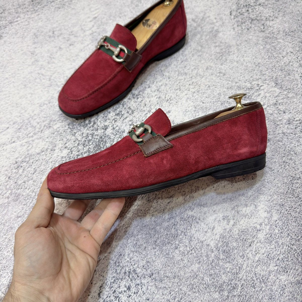 Other Trotters Horsebit Suede Lofers US9 UK8 EU42 27cm Size US 9 / EU 42 - 7 Thumbnail