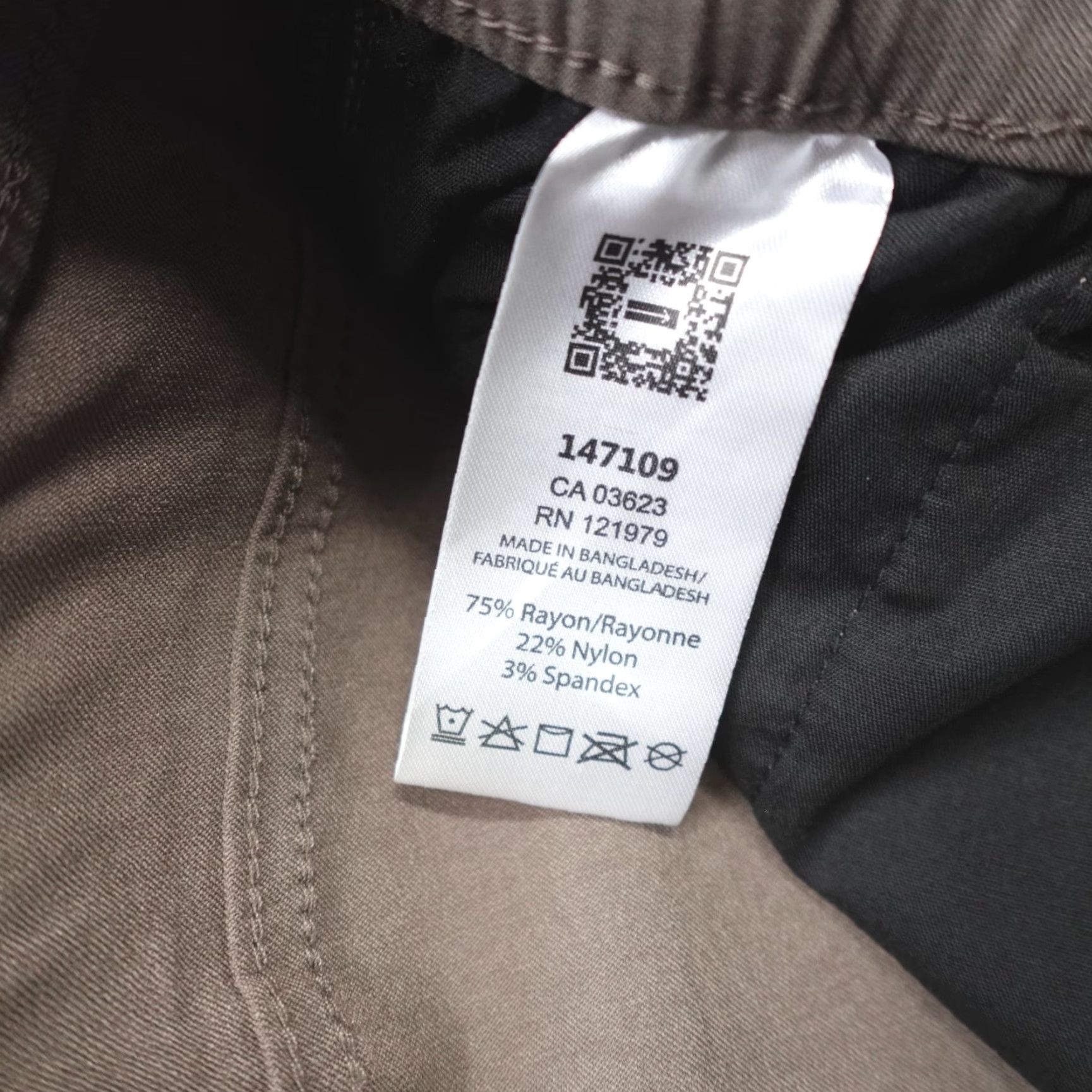 Vintage Projek Raw Bungee flex Cargo Pants Men's XL Mocha Nylon Spandex Rayon Athletic Slim Tapered 5-Pocket Cargo Pants Mens XL Mocha Size US 36 / EU 52 - 3 Thumbnail