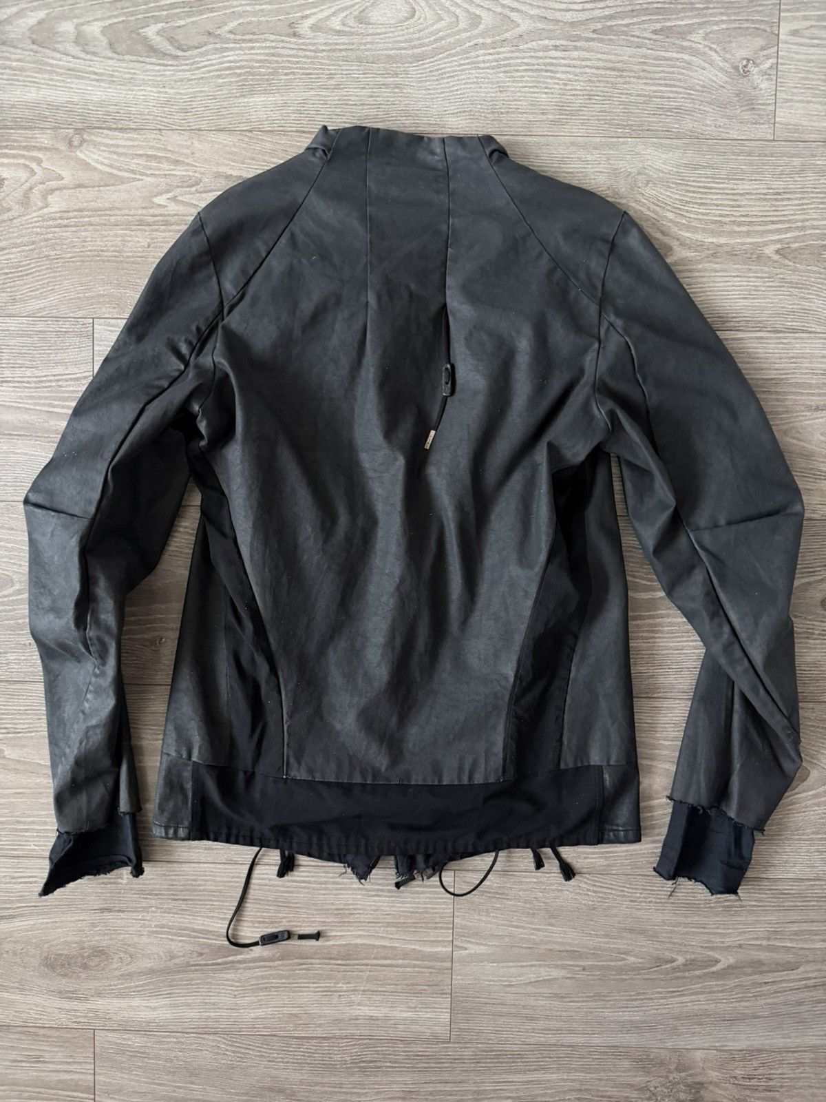 Boris Bidjan Saberi Boris Bidjan Saberi AW09-10 JP2 Waxed Perforated Lamb JCKT Size US M / EU 48-50 / 2 - 21 Thumbnail