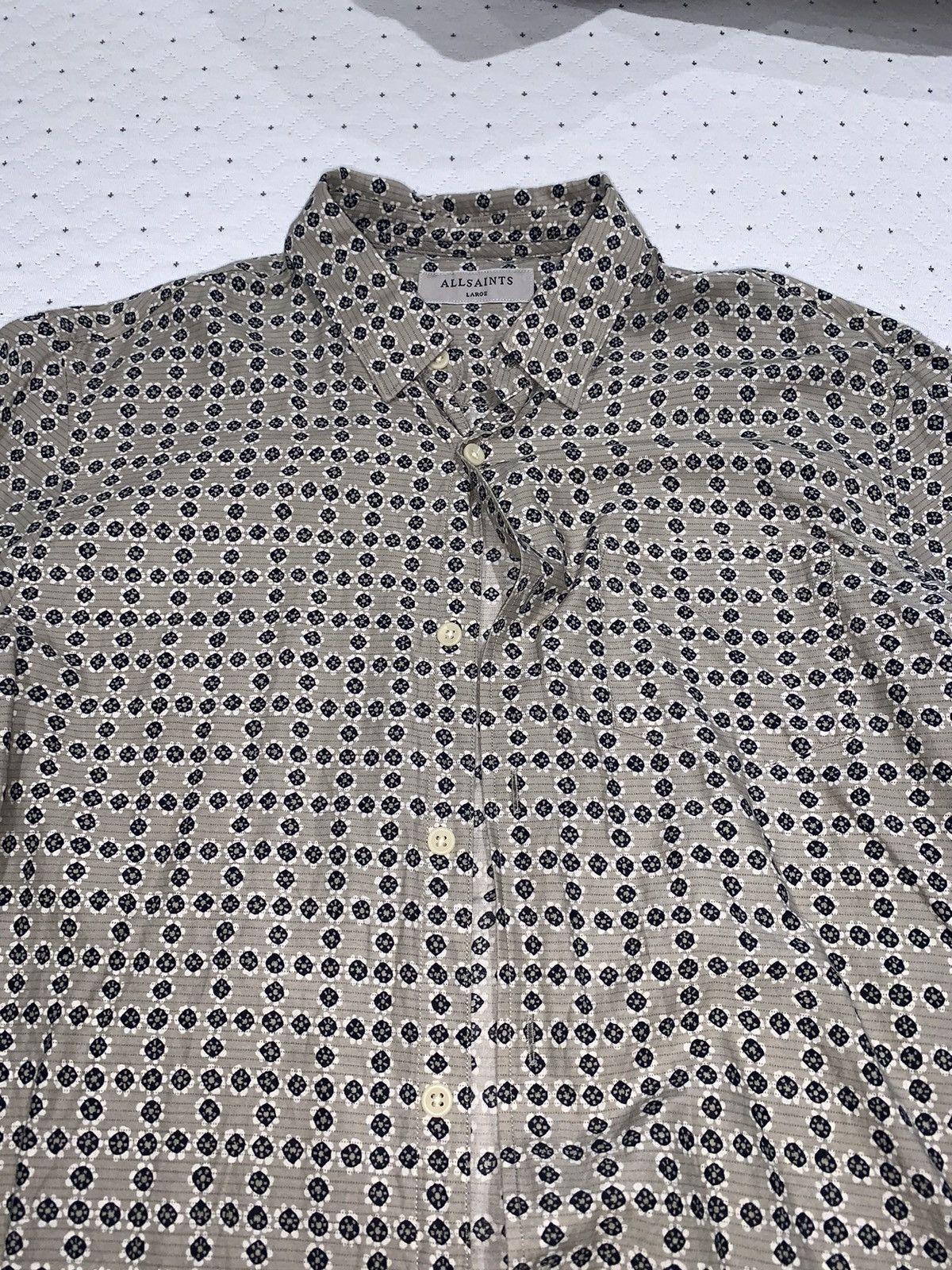 Allsaints AllSaints Patterned Long Sleeve button down Size US L / EU 52-54 / 3 - 2 Thumbnail