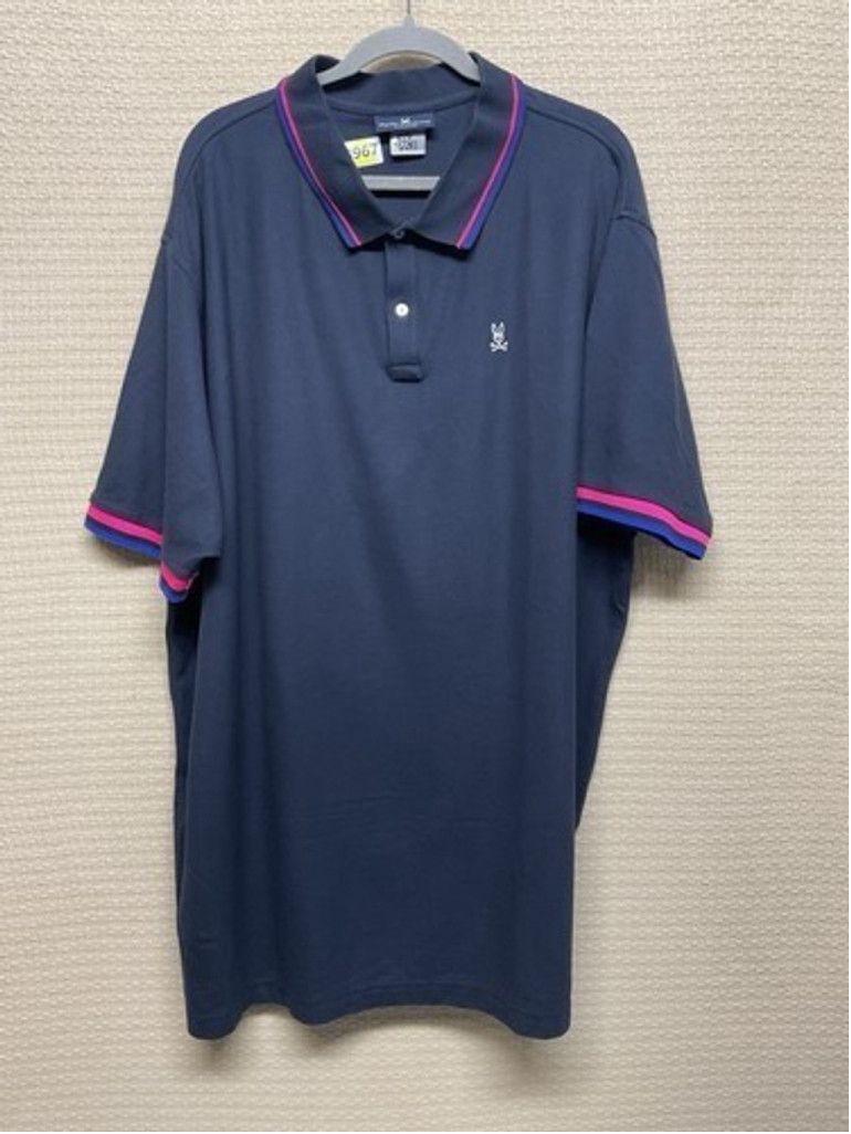 Psycho Bunny Psycho Bunny Short Sleeve Performance Polo Shirt Men XLT (4) Size US XL / EU 56 / 4 - 10 Thumbnail