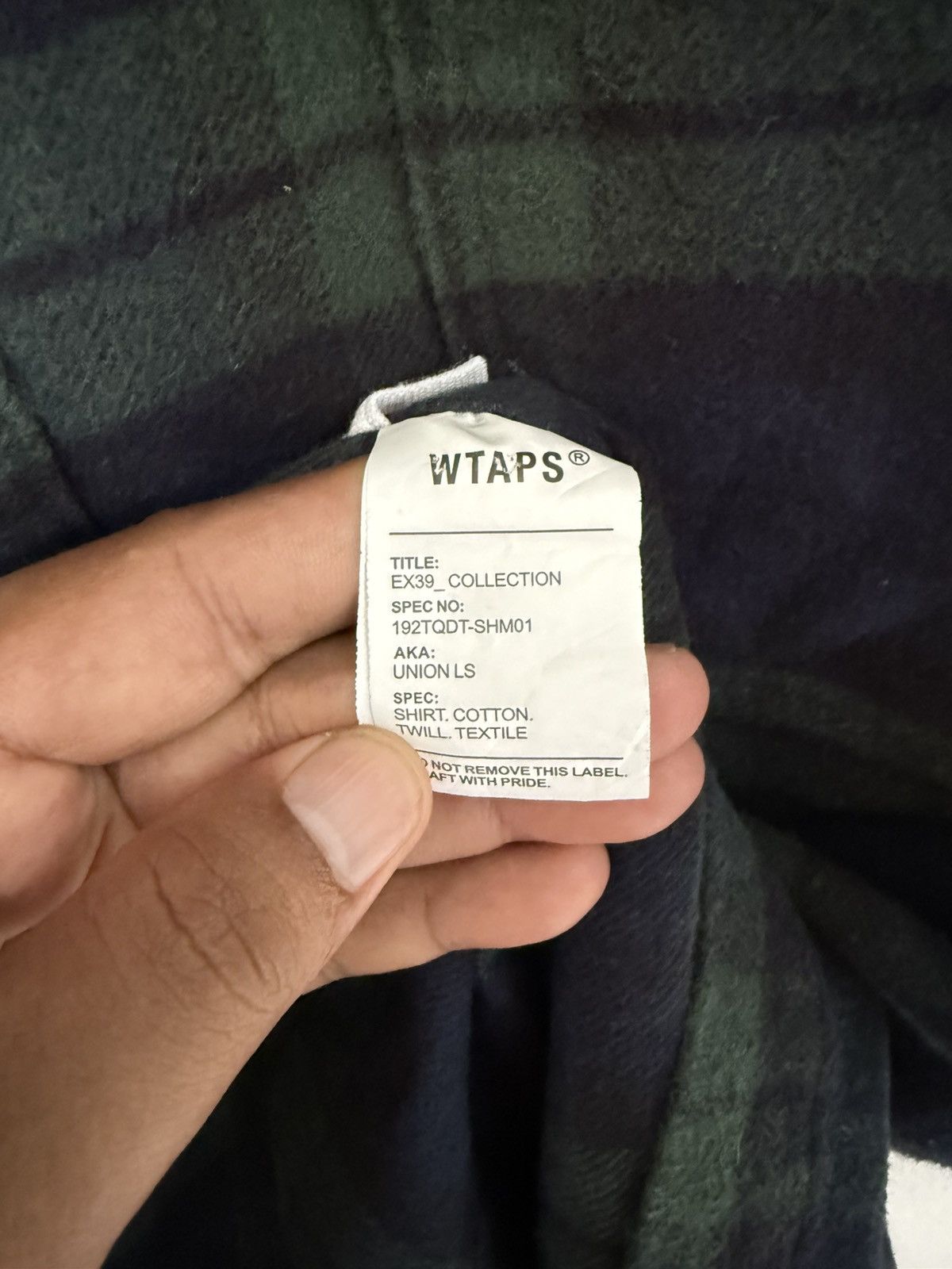 Wtaps WTAPS PLAID JAPAN CHICANO STYLE OVERSIZED DOUBLE POCKET Size US L / EU 52-54 / 3 - 7 Thumbnail