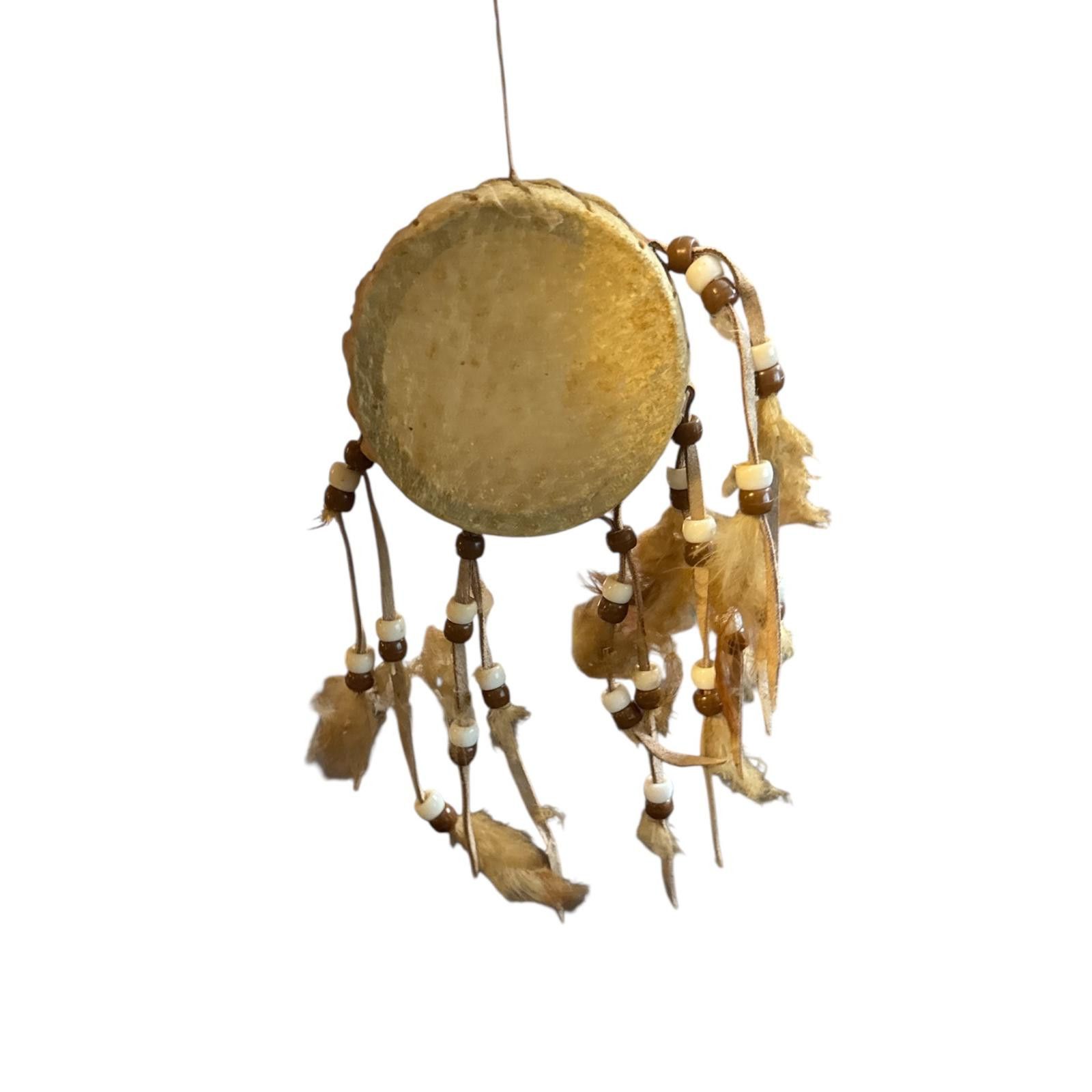 Other Great Smoky Mountains Decorative Hanging Drum with Feathers Size ONE SIZE - 3 Thumbnail
