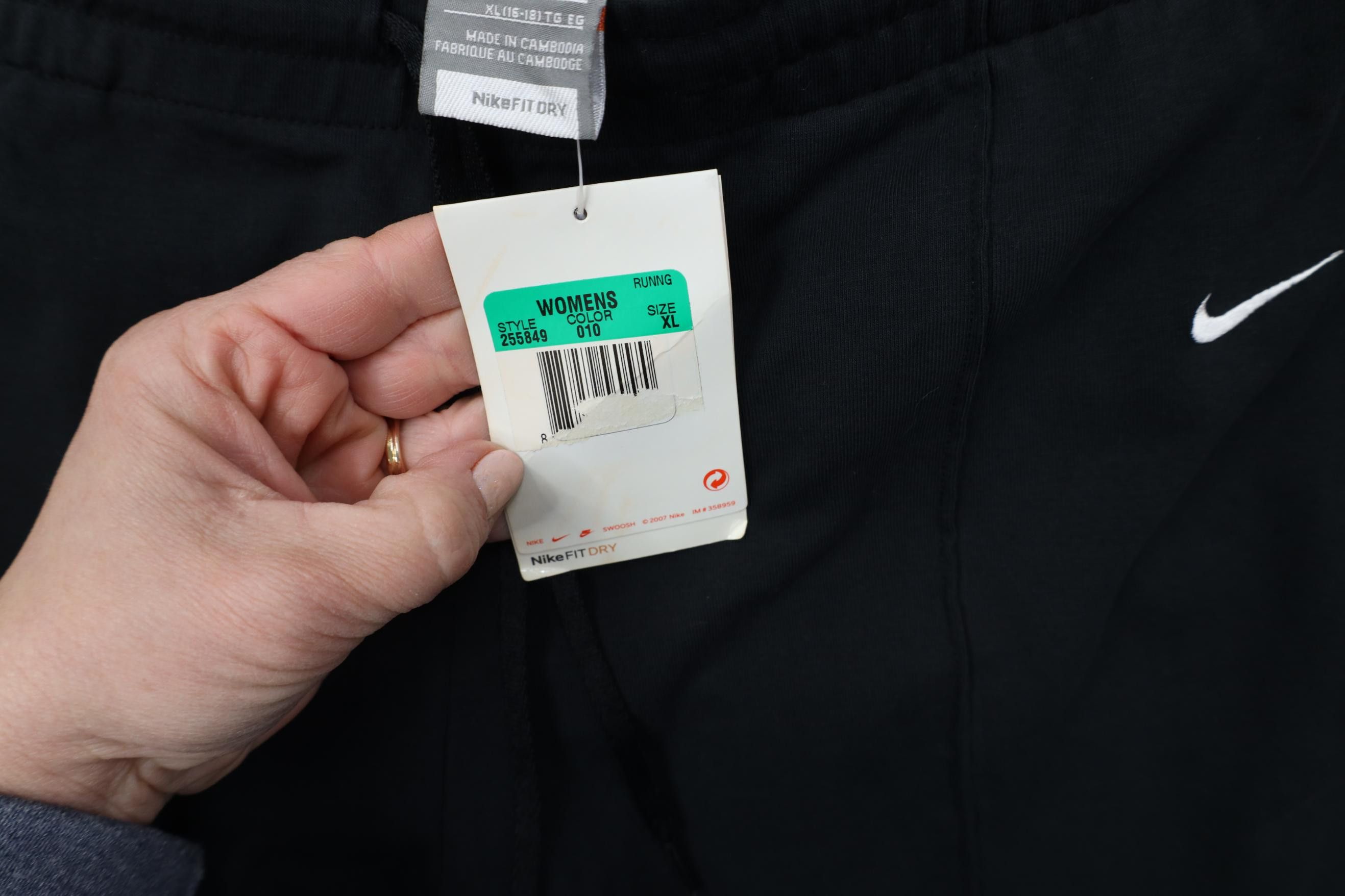 Nike Deadstock Vintage Y2K Nike Scott Mini Swoosh Wide Leg Pants Size 34" / US 12 / IT 48 - 9 Thumbnail