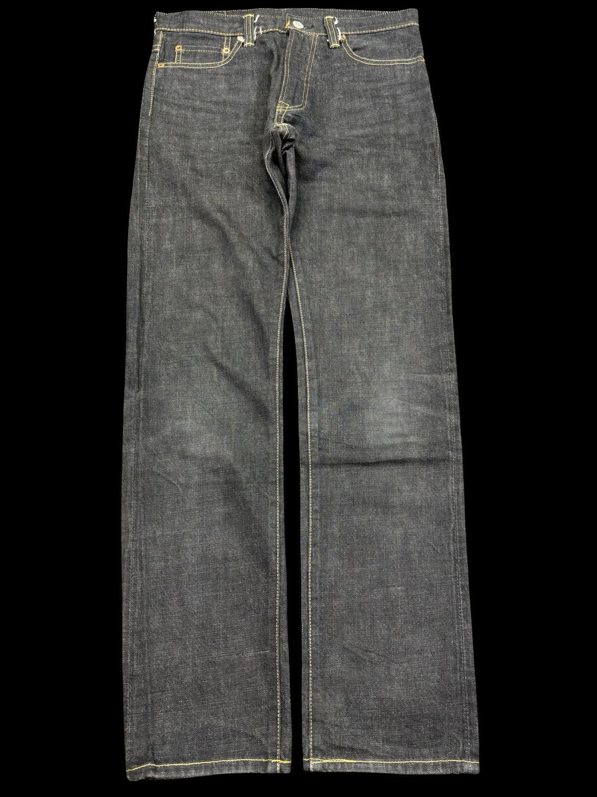 Alchemist 💥RAW💥ALCHEMIST FAB FOUR Skinny Indigo Raw Biker Denim F743 Size US 29 - 1 Thumbnail