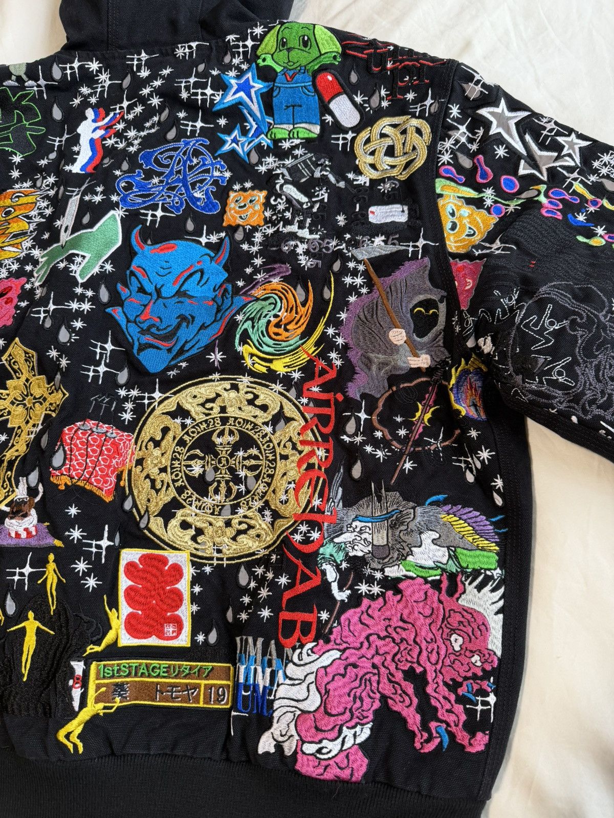 Supreme SS25 AOI Embroidered Hooded Work Jacket Size US M / EU 48-50 / 2 - 5 Thumbnail