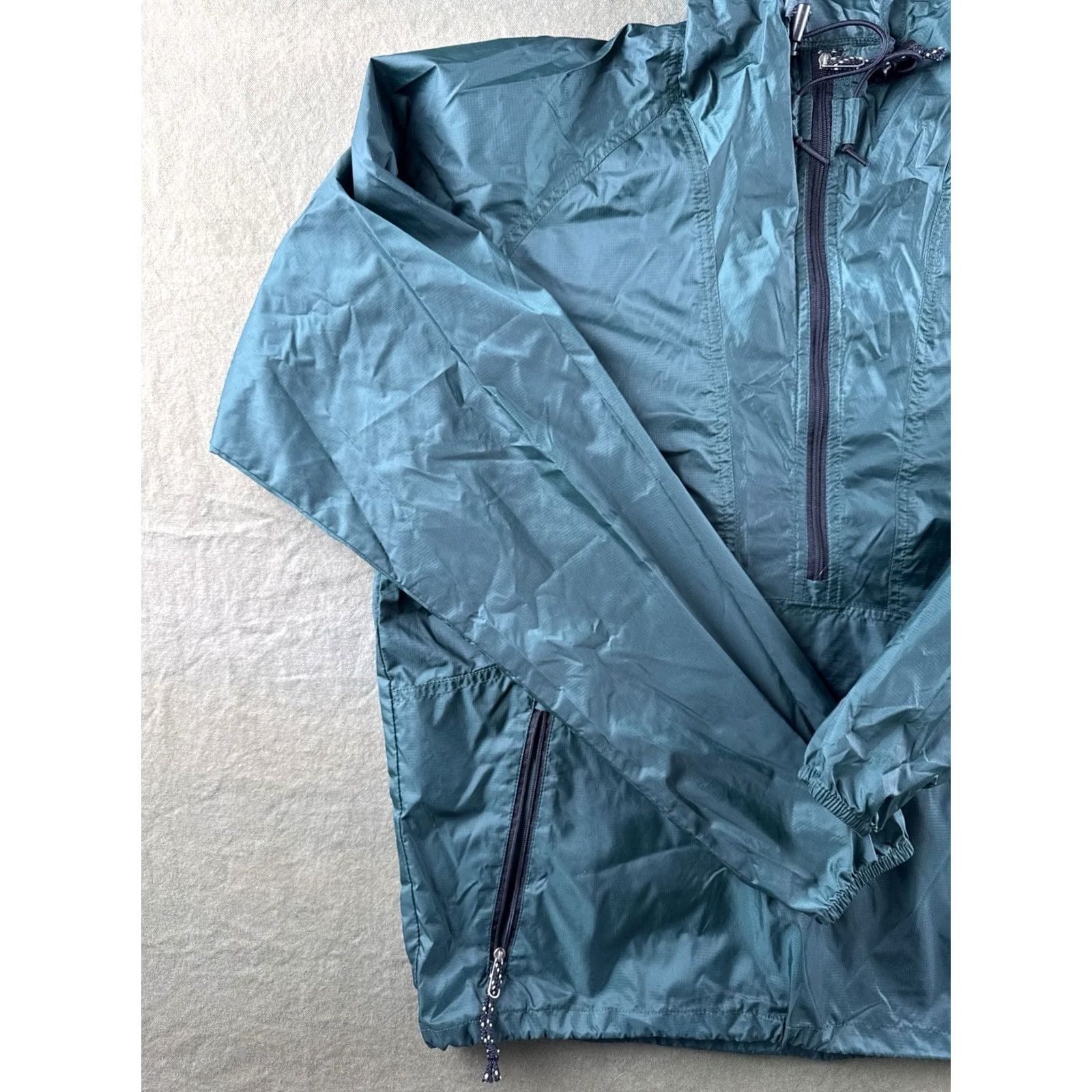 The North Face VINTAGE The North Face Nylon Anorak Pullover Hooded Jacket Green Half Zip Mens S Size US S / EU 44-46 / 1 - 2 Thumbnail