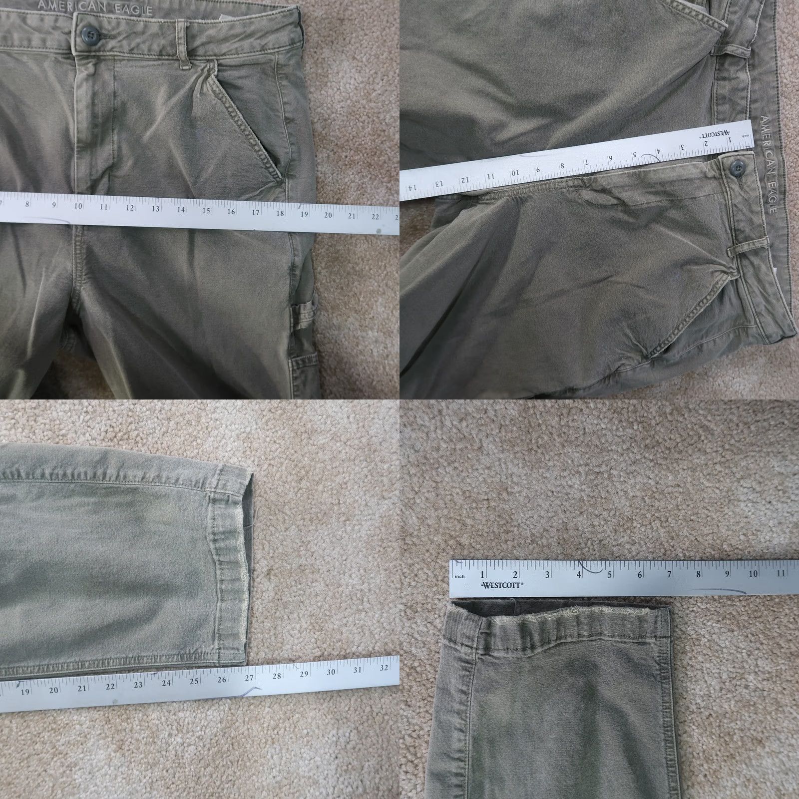 American Eagle Outfitters American Eagle Outfitters Jeans Womens 16 Green High Rise Boyfriend 5-Pocket Denim Size 38" / US 16 / IT 52 - 8 Thumbnail