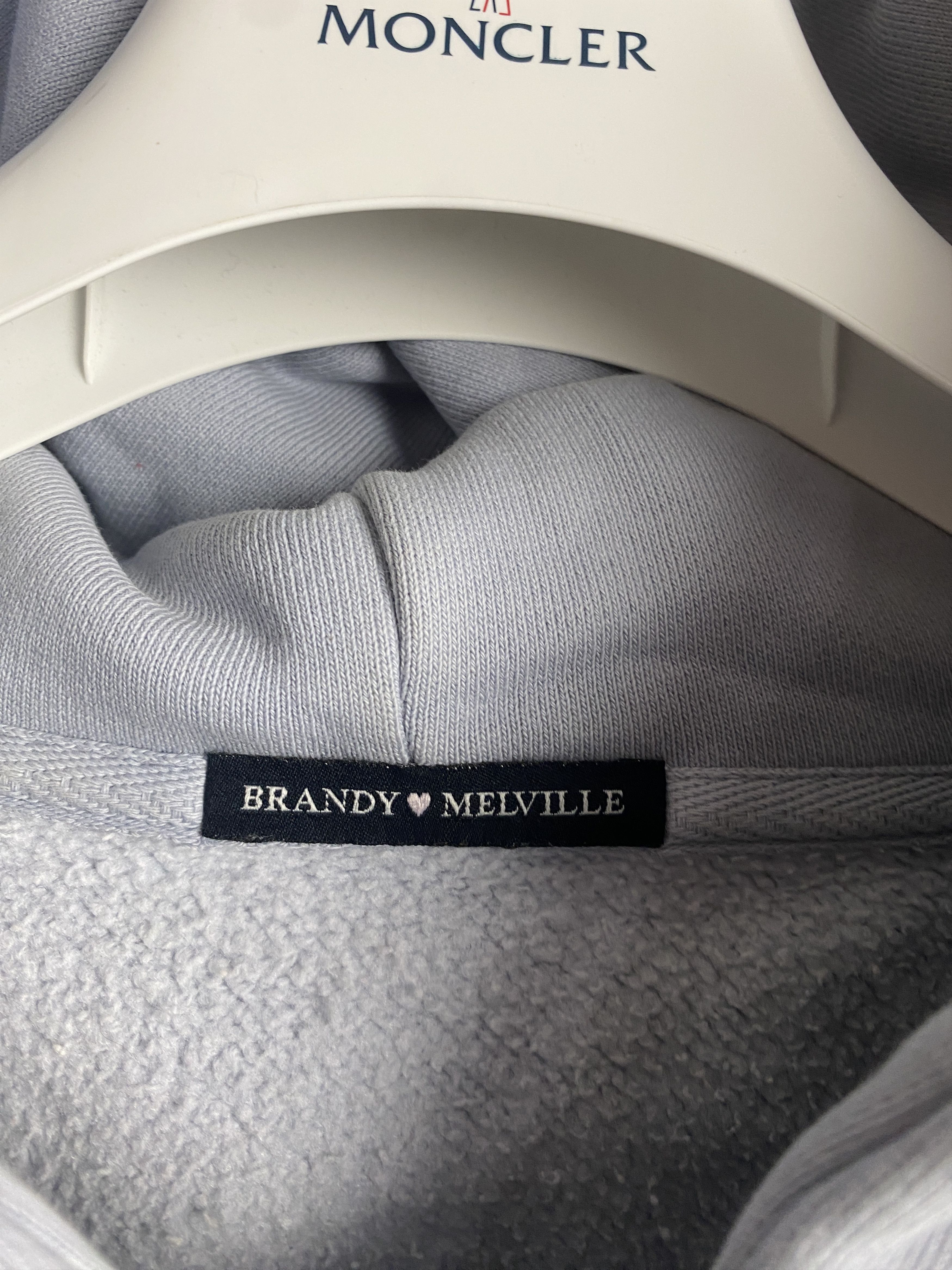 Other Brandy Melville zip-up hoodie thick heavy boxy oversized Size US XL / EU 56 / 4 - 3 Thumbnail