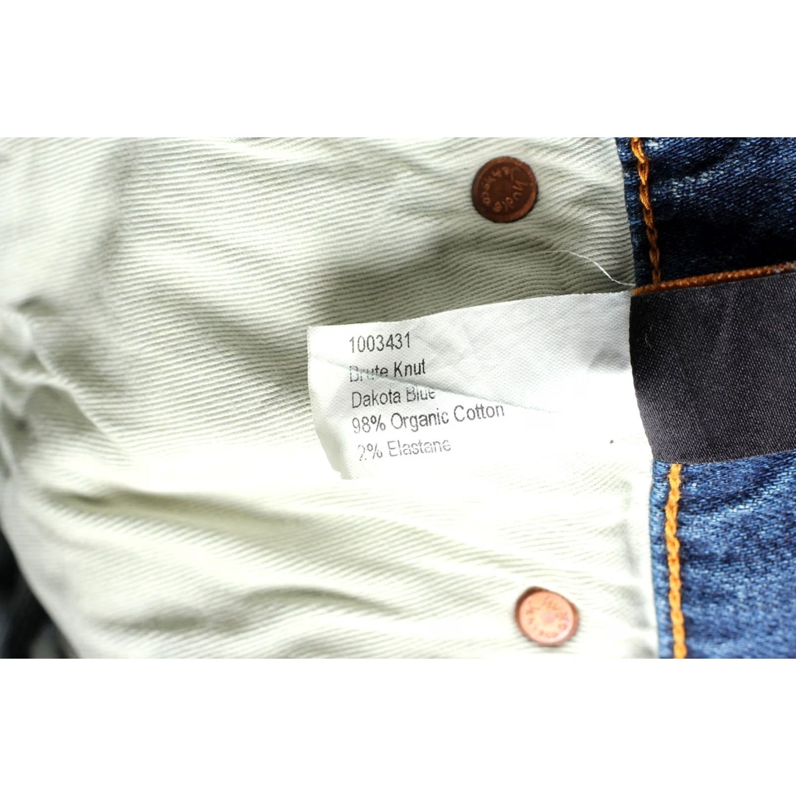 Nudie Jeans NUDIE JEANS Brute Knut Jeans Men Size W28 L30 Dakota Blue DZ7433 Size US 28 / EU 44 - 7 Thumbnail
