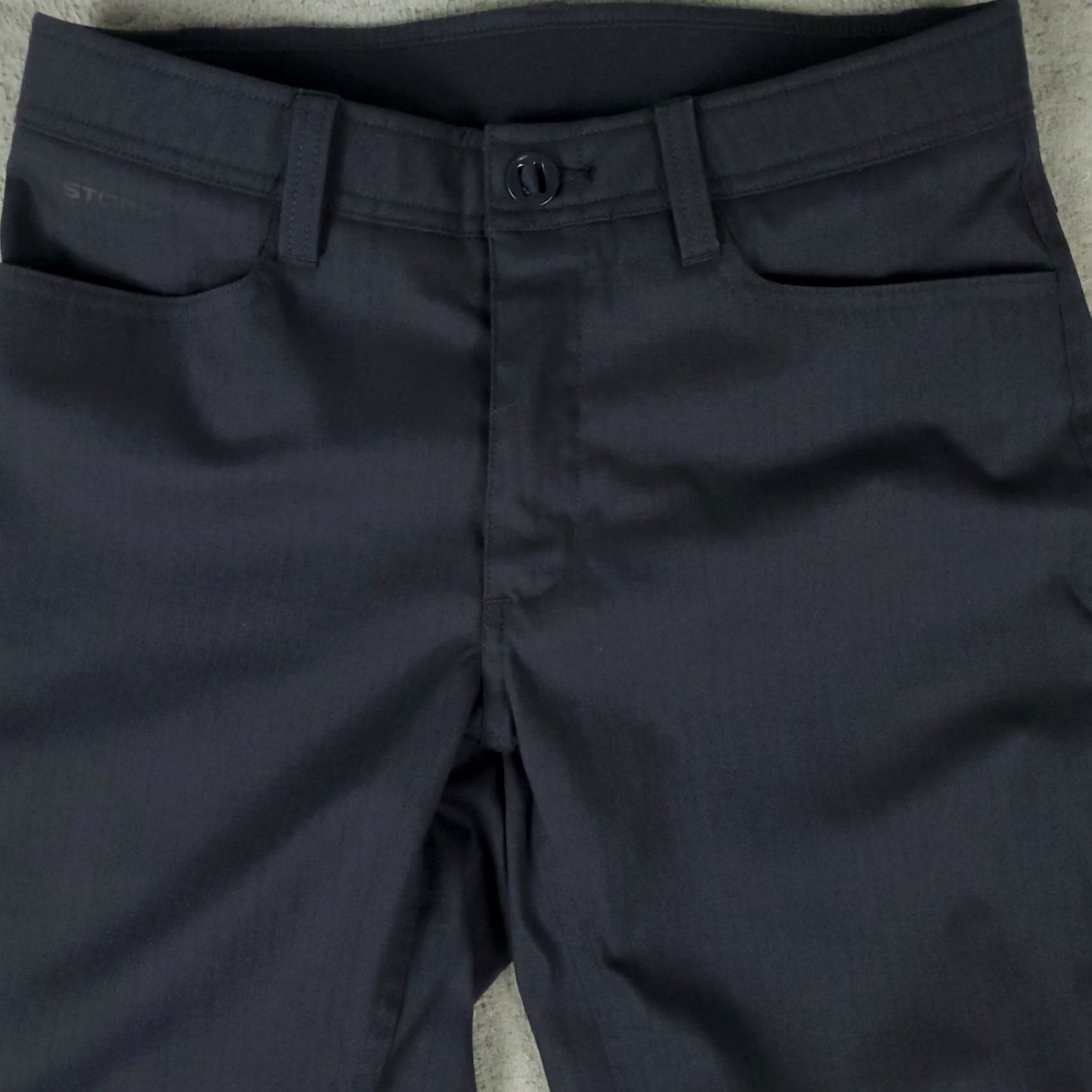 Under Armour Under Armour Pants Mens 30x34 Chino Flat Front 5 Pocket Gray Blue Workwear Casual Dress Trousers Regular Rise Mid Size US 30 / EU 46 - 2 Thumbnail