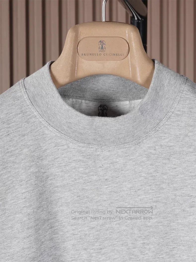 Brunello Cucinelli Brunello Cucinelli Men's Sea Island cotton long-sleeve T-s Size US M / EU 48-50 / 2 - 3 Thumbnail