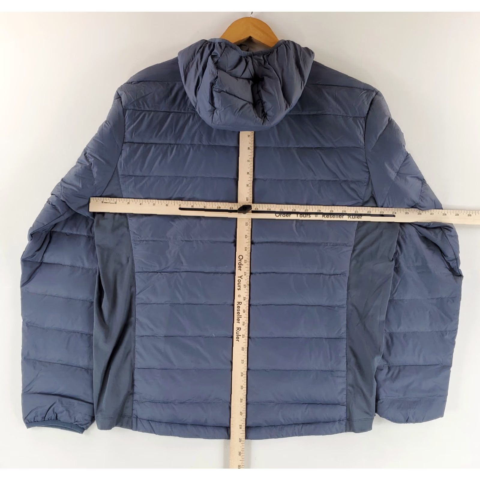 Eddie Bauer Eddie Bauer Hooded Down 550 Puffer Jacket Coat Blue Gray Mens XL Size US XL / EU 56 / 4 - 7 Thumbnail